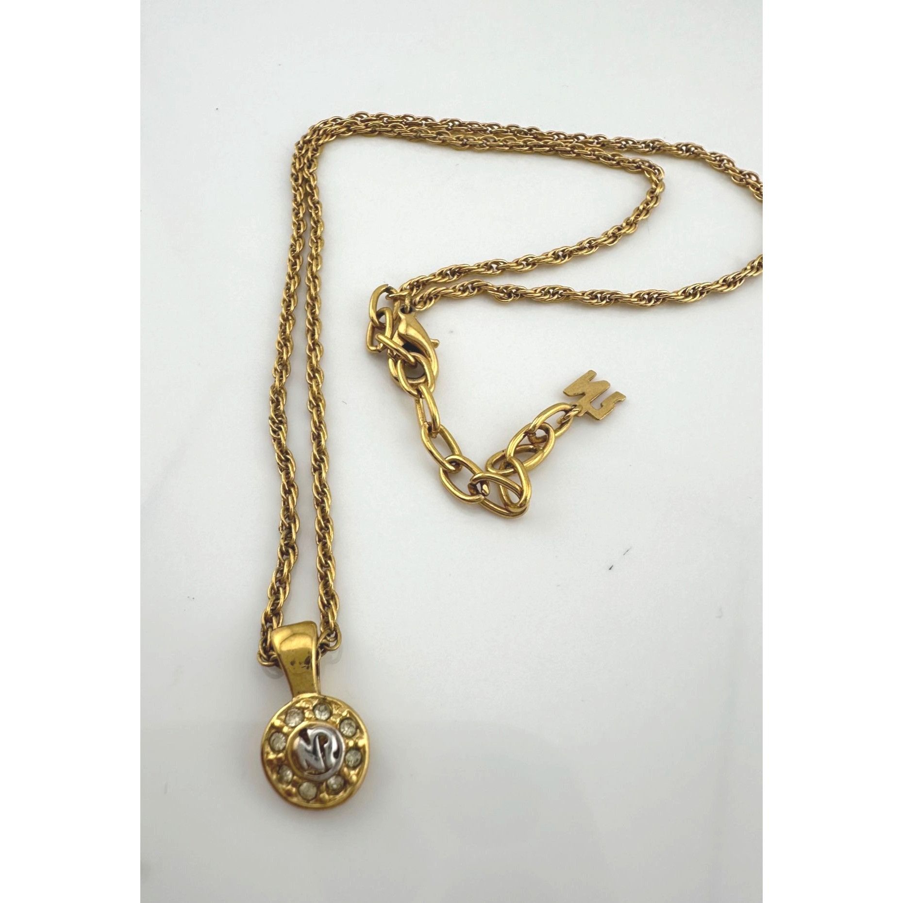 Nina Ricci Nina Ricci Round Rhinestone Necklace Size ONE SIZE - 3 Thumbnail