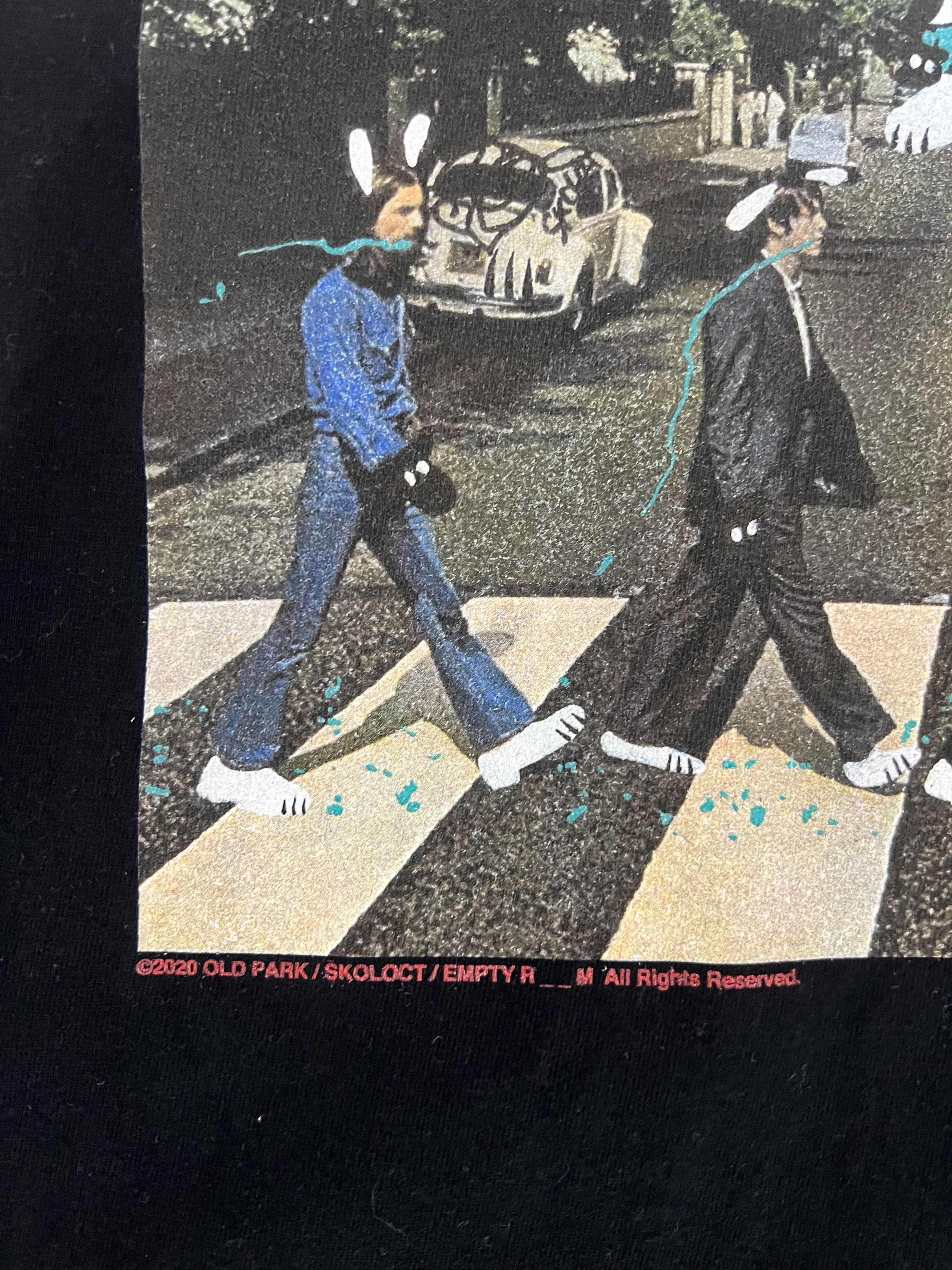 Skoloct 💚 The Beatles x Skoloct Abbey Road Tee Black Large Size US L / EU 52-54 / 3 - 4 Thumbnail