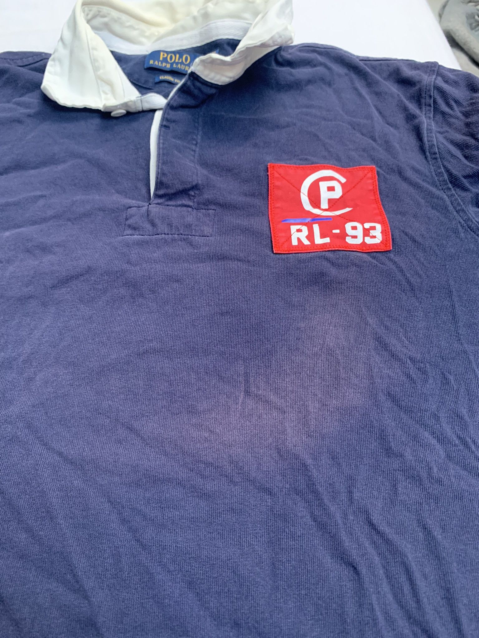 Polo Ralph Lauren Polo Ralph Lauren CP RL-93 rugby long sleeve polo shirt Size US L / EU 52-54 / 3 - 8 Thumbnail