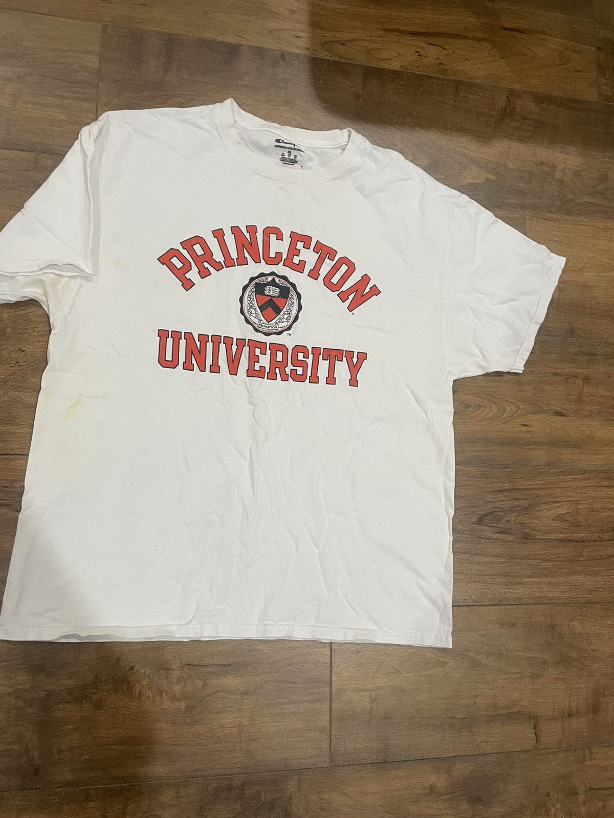 Champion Y2K Pricenton University Tee Size US XL / EU 56 / 4 - 1 Thumbnail