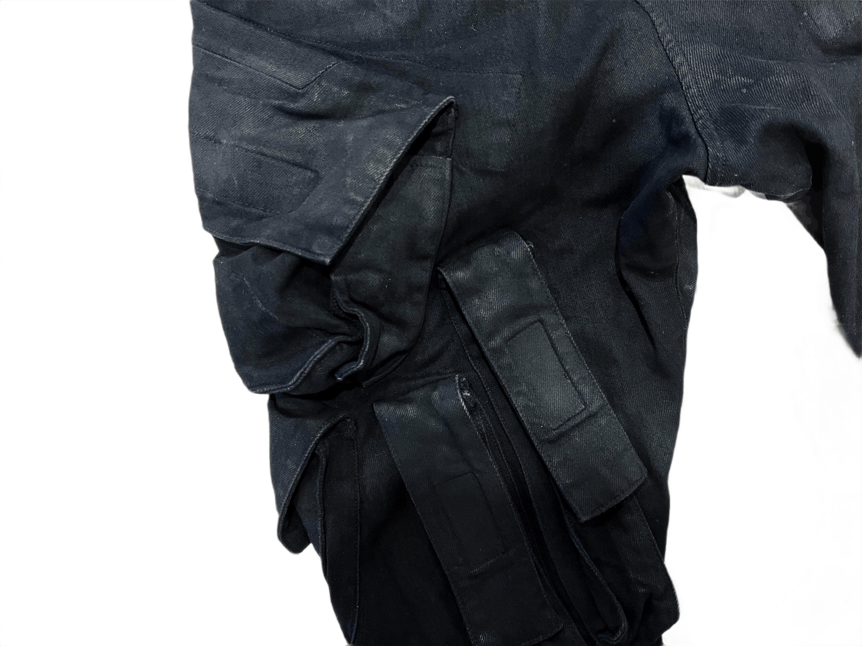 Julius Black Waxed Julius Gas Mask Cargos Size US 32 / EU 48 - 4 Thumbnail