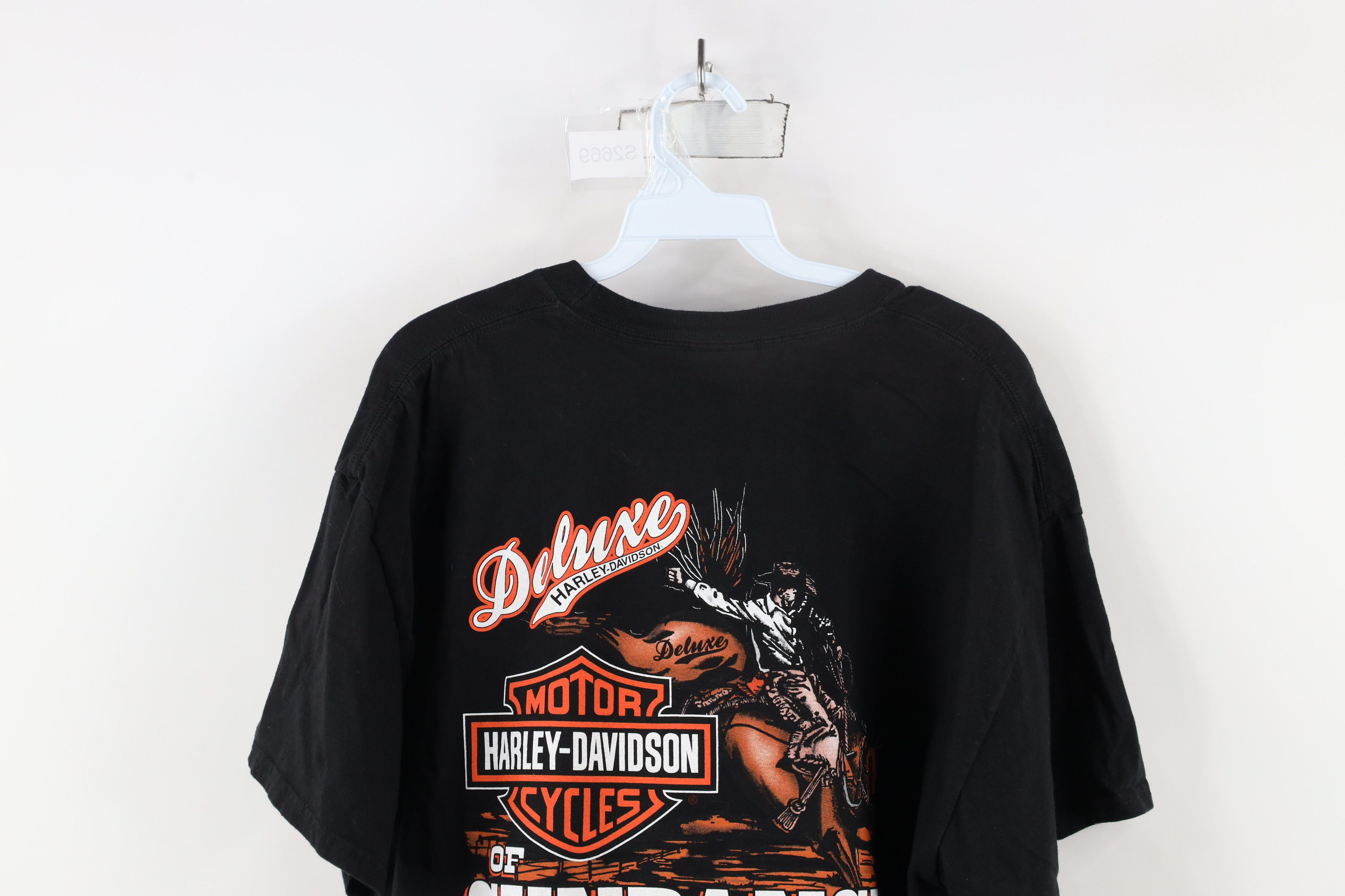 Harley Davidson × Vintage Vintage Y2K Harley Davidson Sundance Wyoming T-Shirt Black Size US XL / EU 56 / 4 - 13 Thumbnail