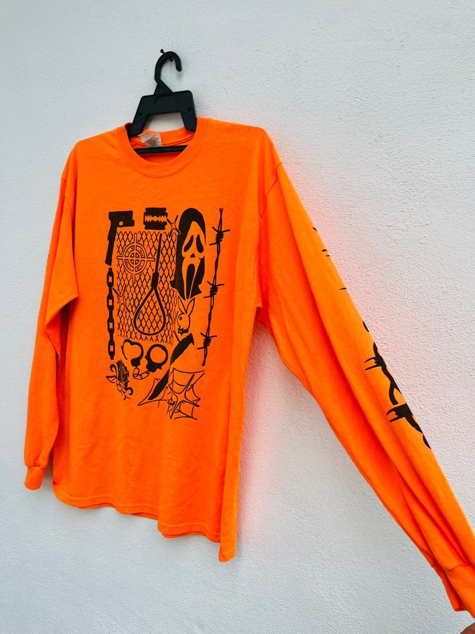 Japanese Brand Vintage Scary Face Hip Hop Streetwear Fashion Style Size US L / EU 52-54 / 3 - 4 Thumbnail