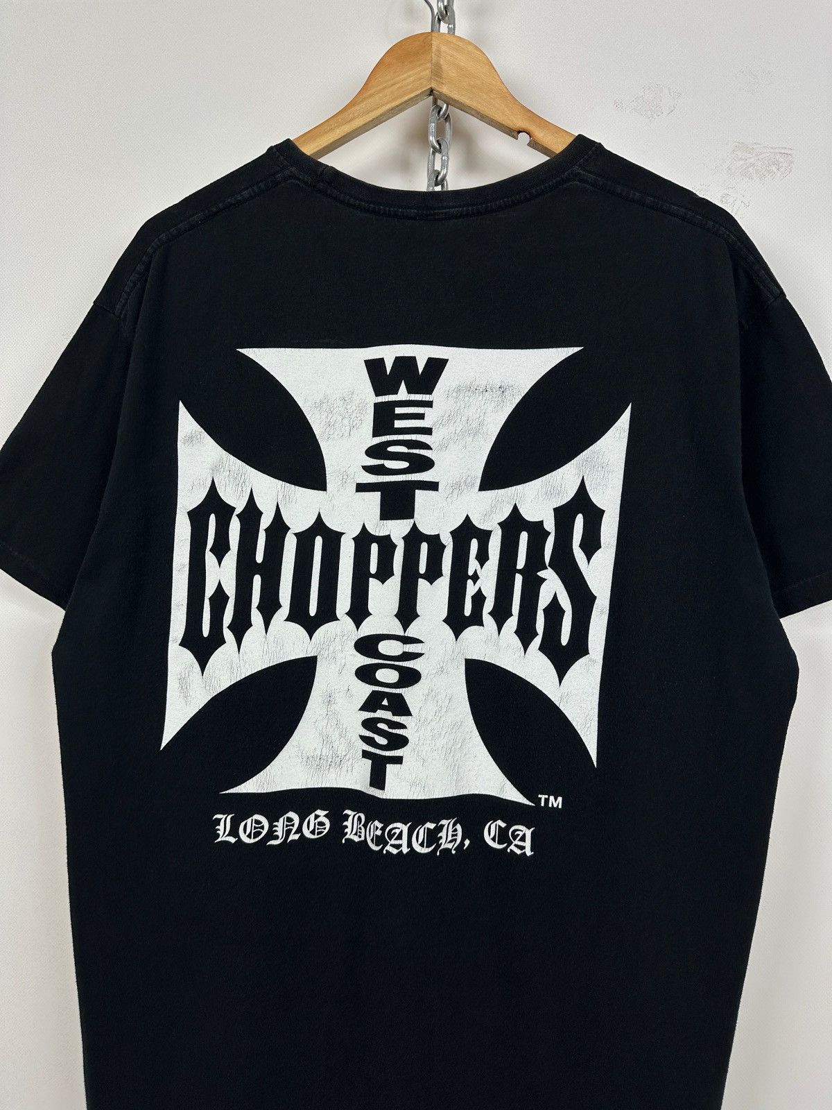 West Coast Choppers Vintage West Coast Choppers Faded Black T-Shirt Paul Walker Size US XL / EU 56 / 4 - 7 Thumbnail