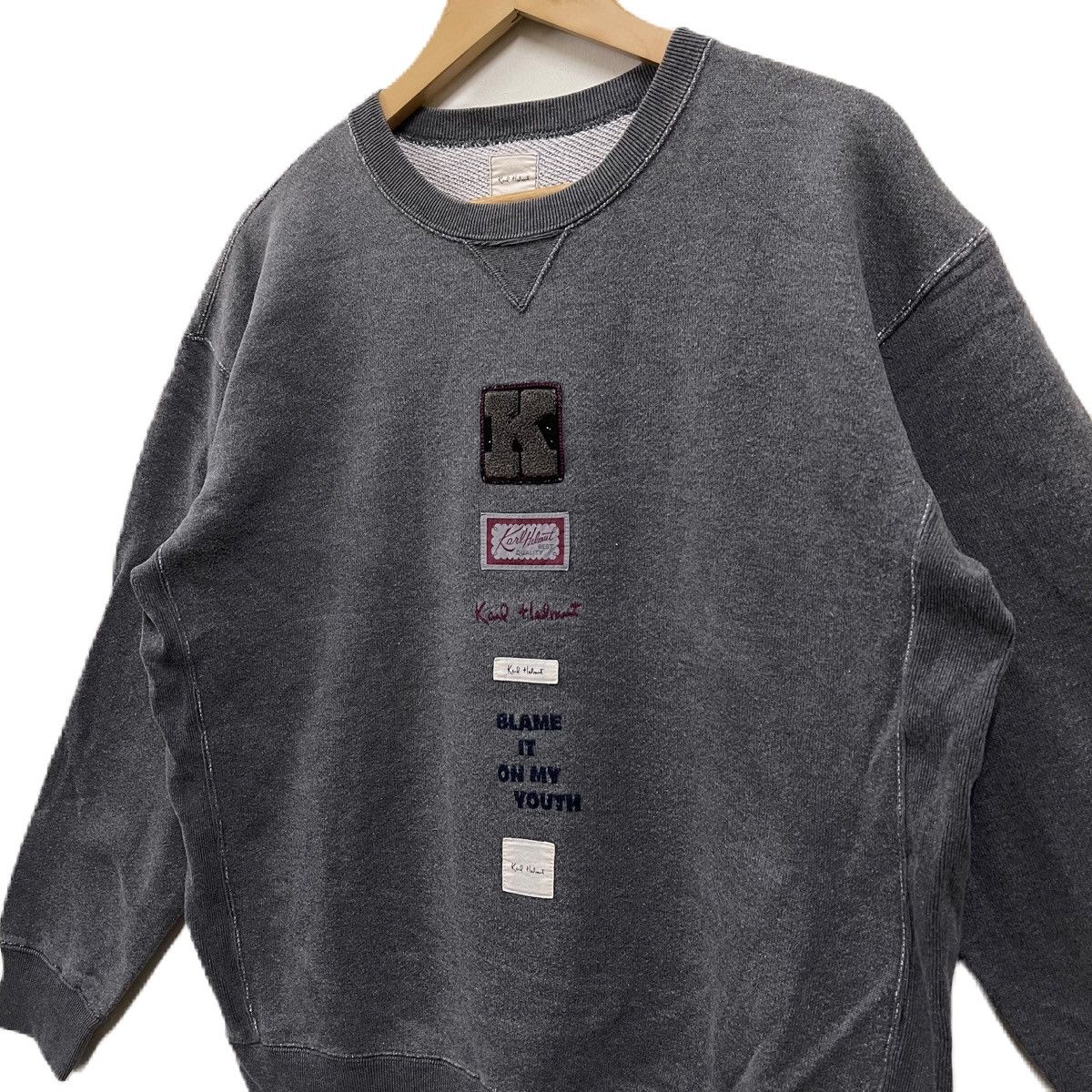 Karl Helmut Vintage Karl Helmut X PinkHouse sweatshirt pullover Size US L / EU 52-54 / 3 - 3 Thumbnail