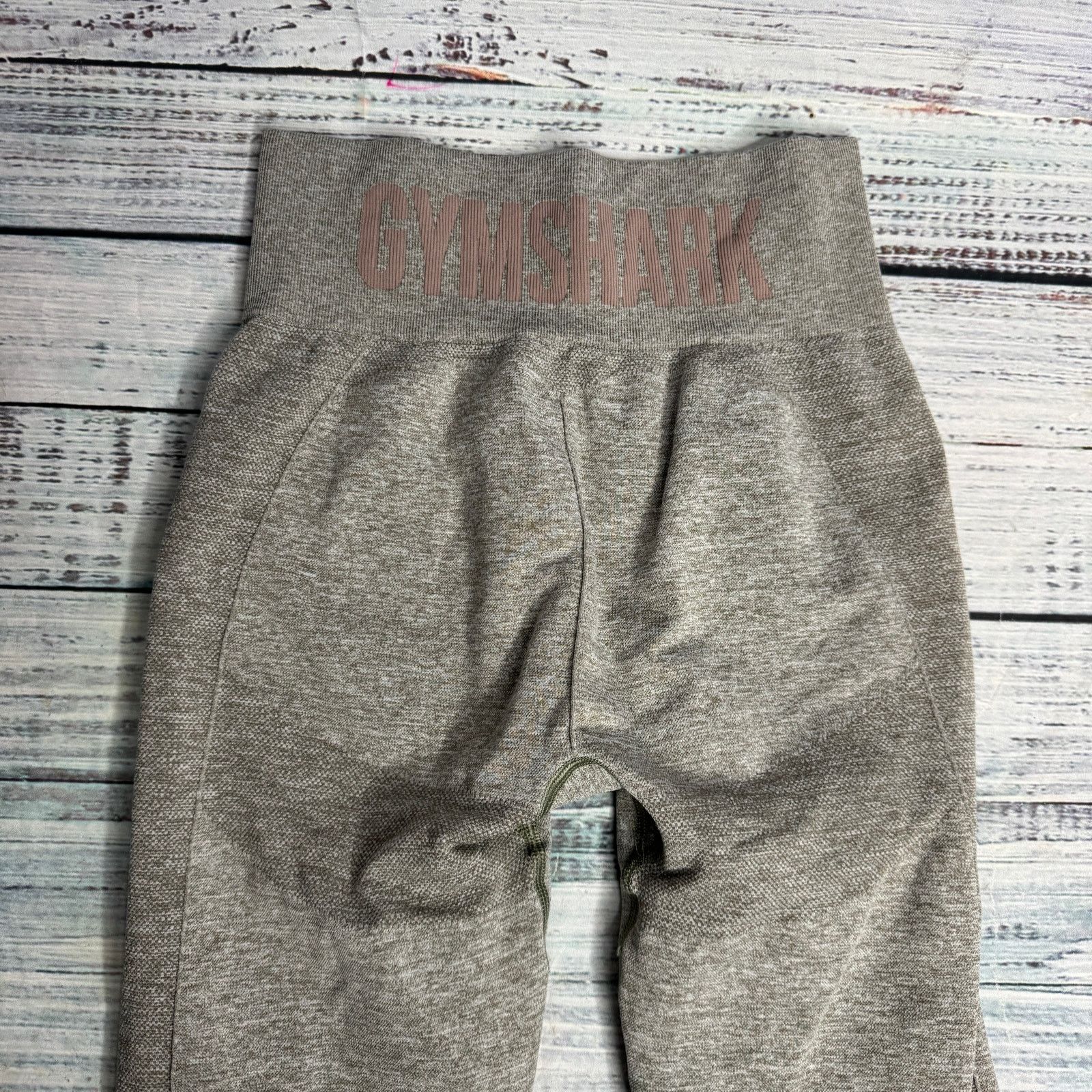 Gymshark Gymshark Flex High Waisted Leggings Grey Athletic Pants SM Size 26" / US 2 / IT 38 - 1 Thumbnail