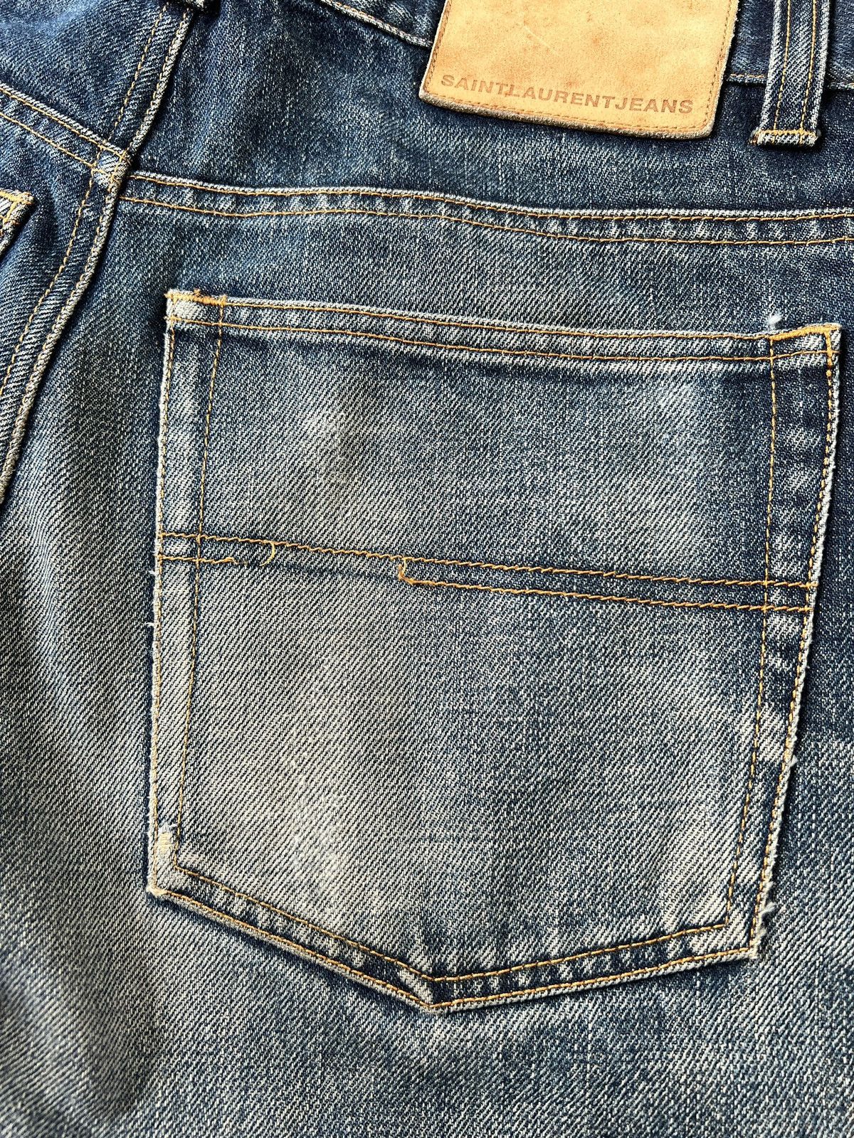 Yves Saint Laurent Saint Laurent Jeans Raw Aging Fading Size US 28 / EU 44 - 10 Thumbnail