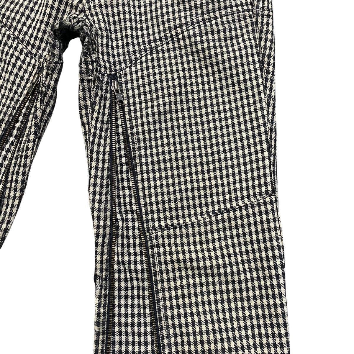 Hysteric Glamour OZONE ROCKS Checked Flare Pants Long zipper Size US 30 / EU 46 - 8 Thumbnail