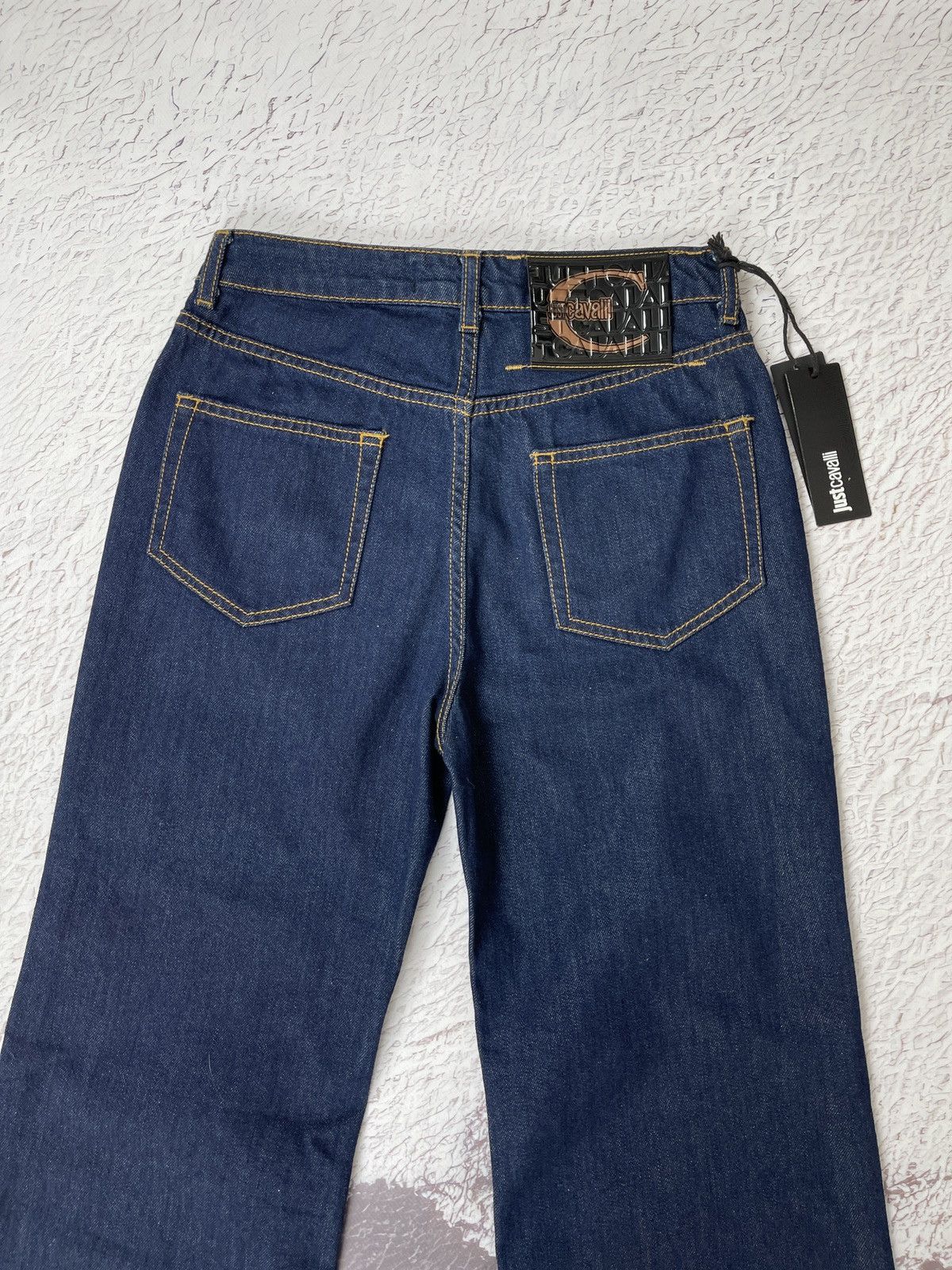 Just Cavalli Just Cavalli vintage indigo blue flared bootcut denim jeans Size 27" / US 4 / IT 40 - 16 Thumbnail