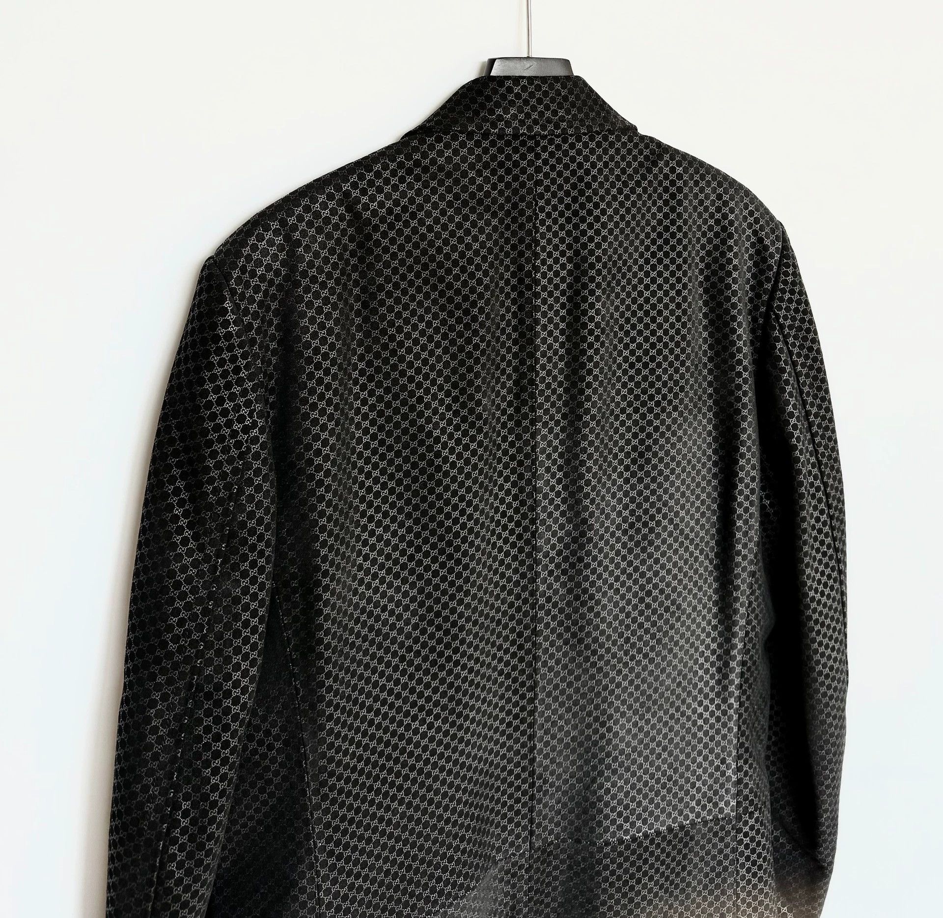 Gucci Gucci Full GG Suede Leather Blazer Jacket (Size 54) Size 54R - 6 Thumbnail