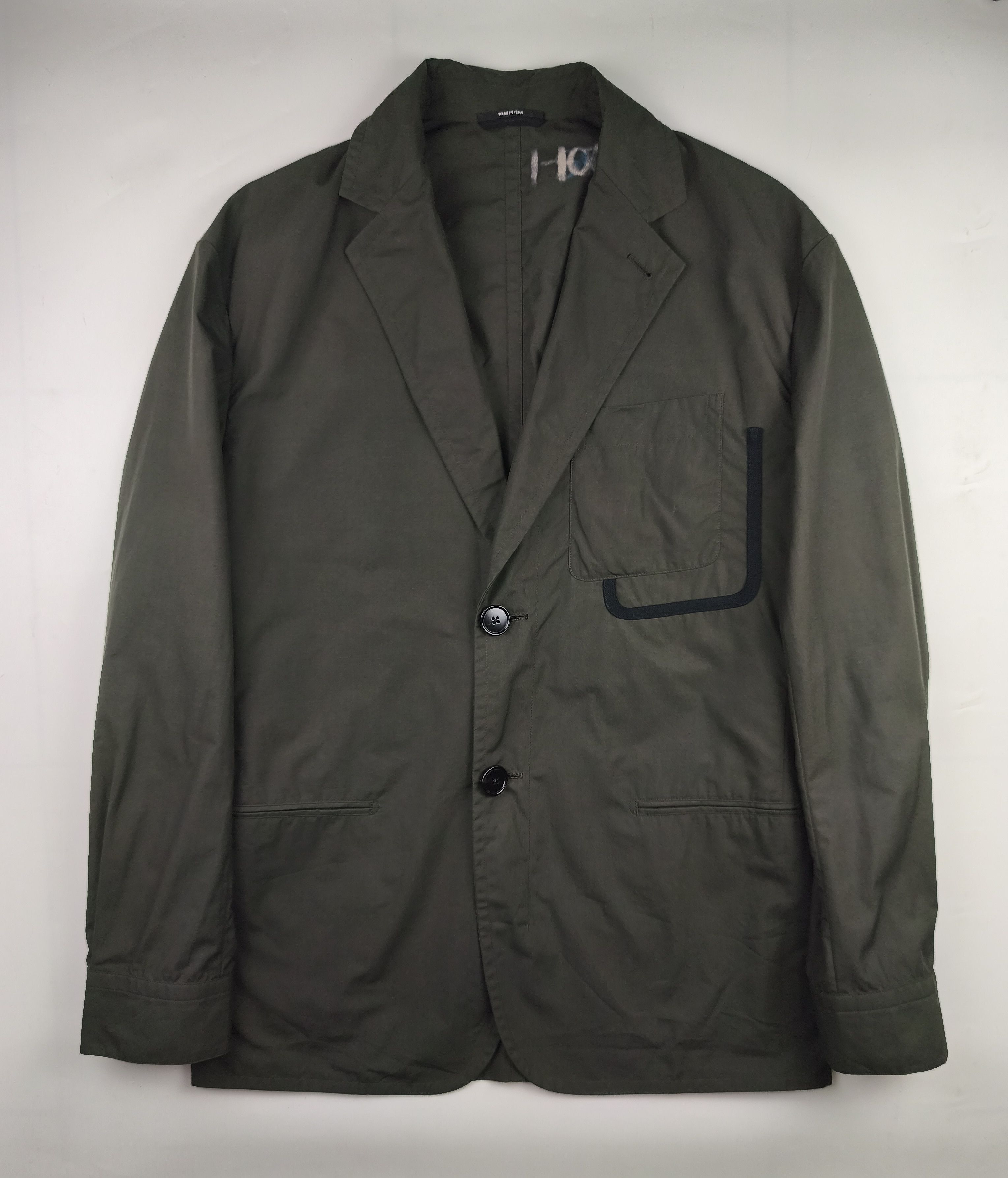 Hermes Hermes cotton blazer jacket Size 46R - 1 Thumbnail