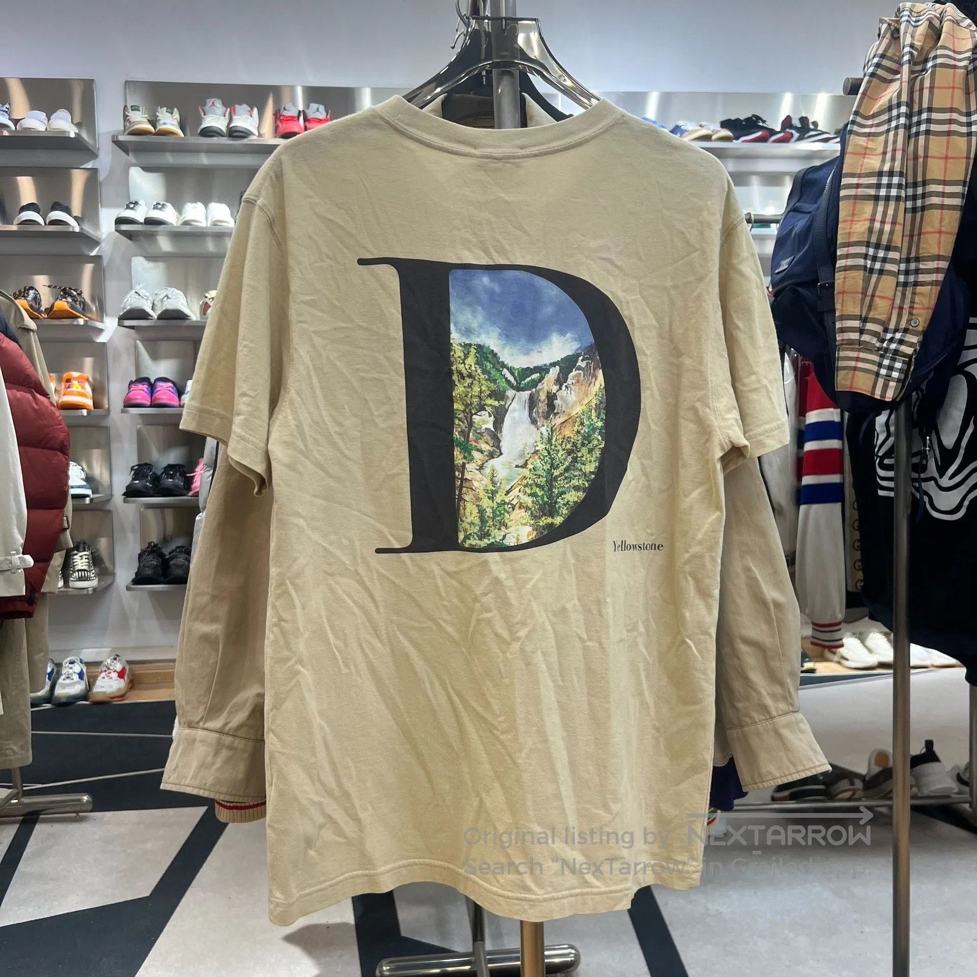Dior DIOR SS22 Logo Embroidered Round Neck T. Size US S / EU 44-46 / 1 - 4 Thumbnail