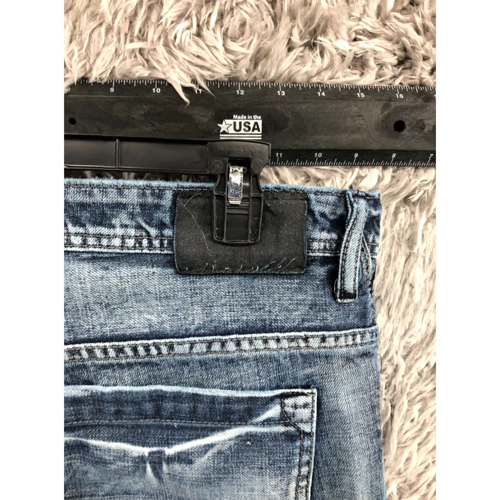 Vintage Buffalo Jeans Buffalo Bootcut Jeans 38 Mens Mid Rise Medium Wash Blue Denim 5-Pocket Regular Fit Baggy? Size US 38 / EU 54 - 6 Thumbnail
