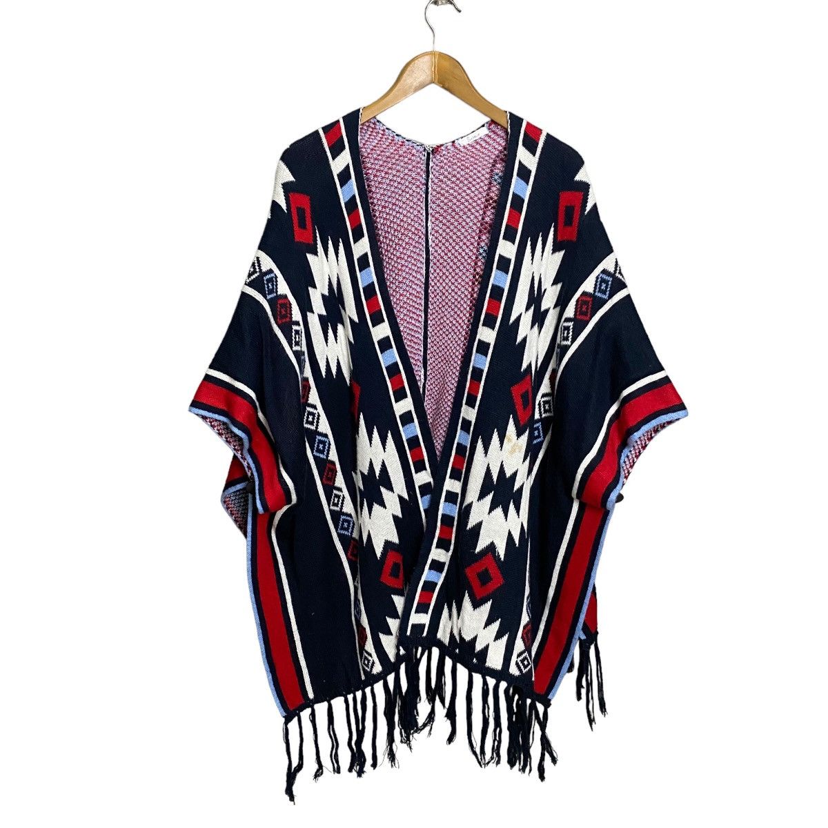 Japanese Brand Sureve Arclic native navajo poncho Size ONE SIZE - 1 Thumbnail