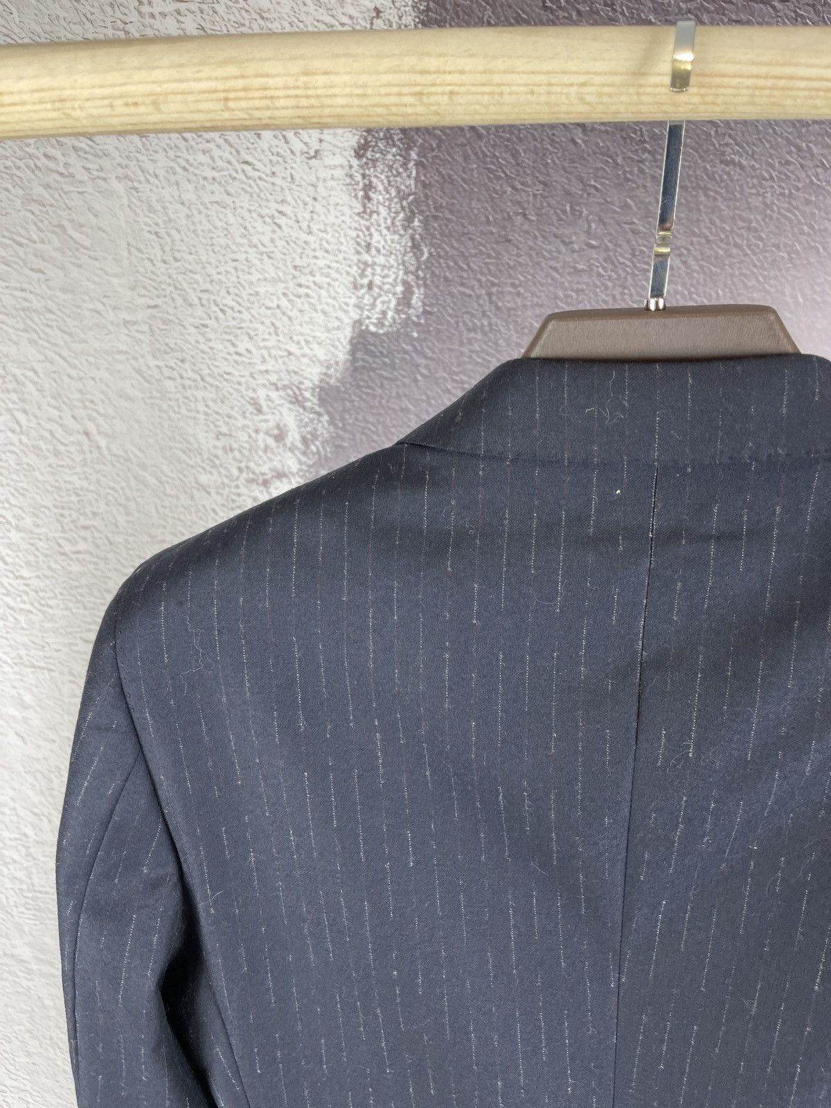 Tagliatore Tagliatore Reda navy blue striped wool super 100s 2 pcs suit Size 36R - 12 Thumbnail