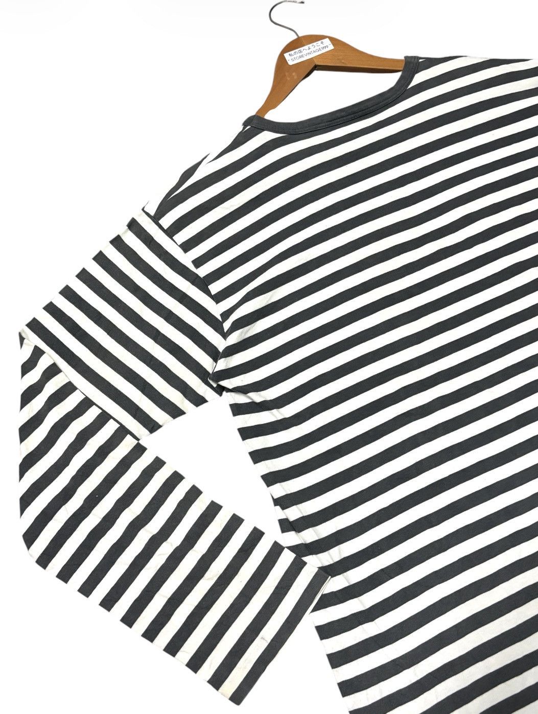agnes b. VINTAGE AGNES B. STRIPE LONGSLEEVE TEE💥 Size US M / EU 48-50 / 2 - 10 Thumbnail