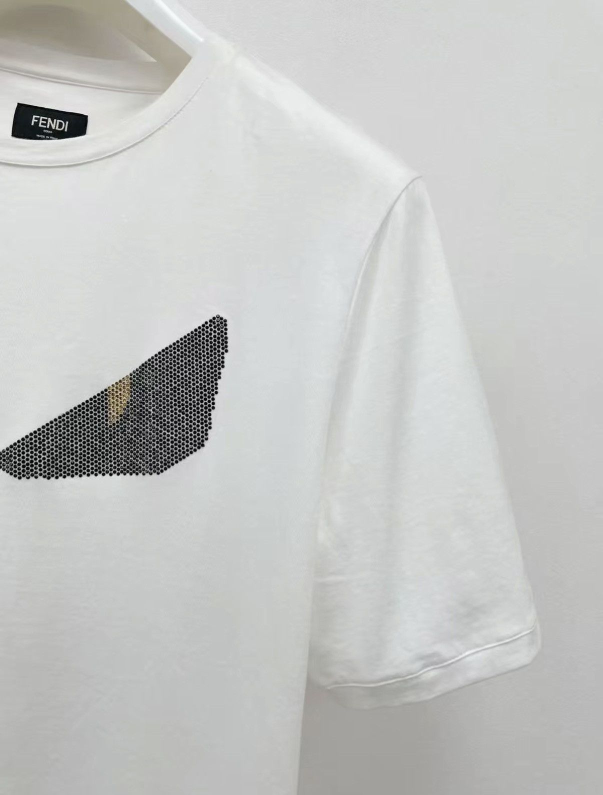 Fendi FENDI Rhinestone Short Sleeve T-shirt J30 Size US L / EU 52-54 / 3 - 7 Thumbnail
