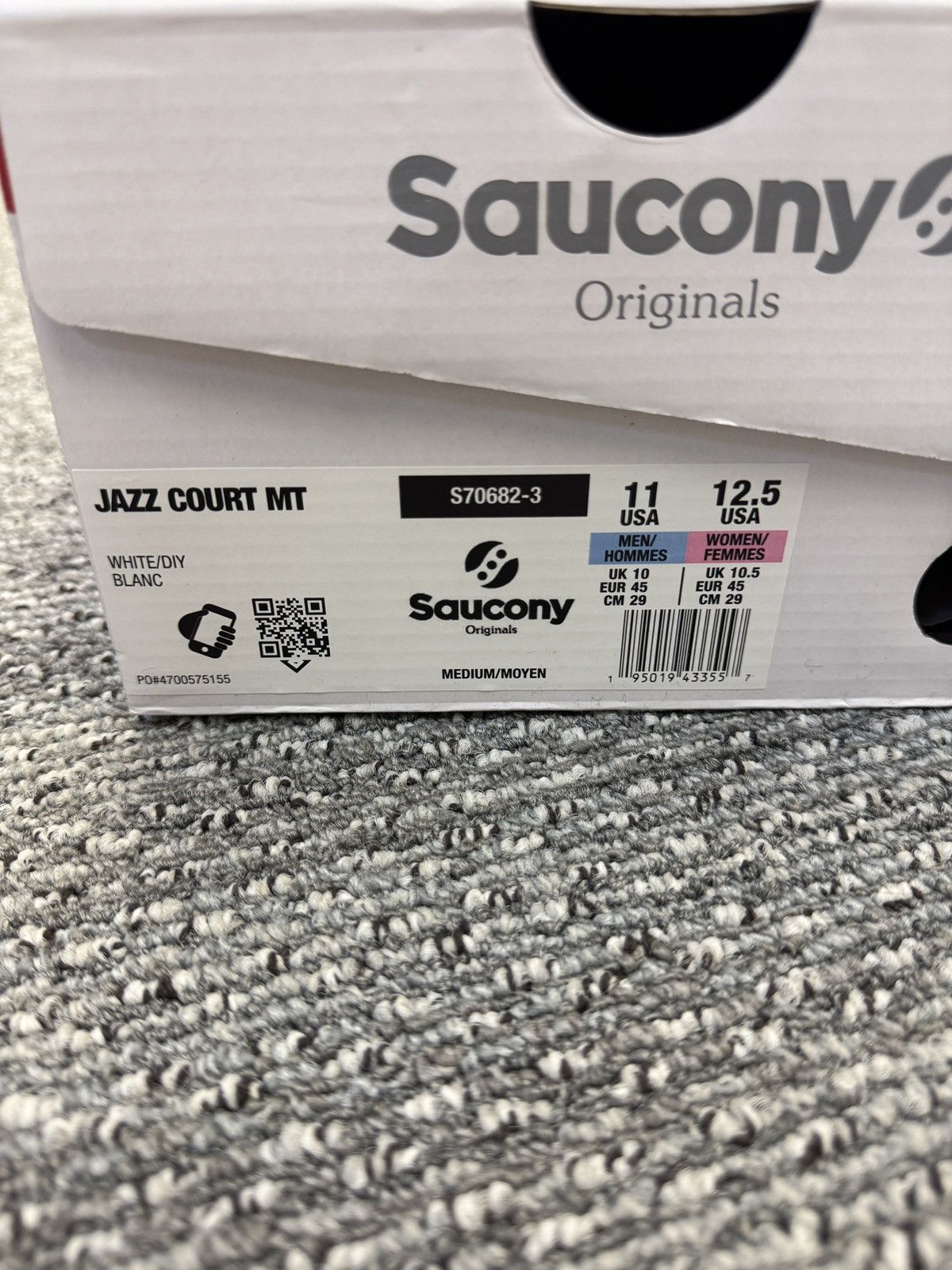 Saucony Saucony Jazz Court MT White Size US 11 / EU 44 - 6 Thumbnail
