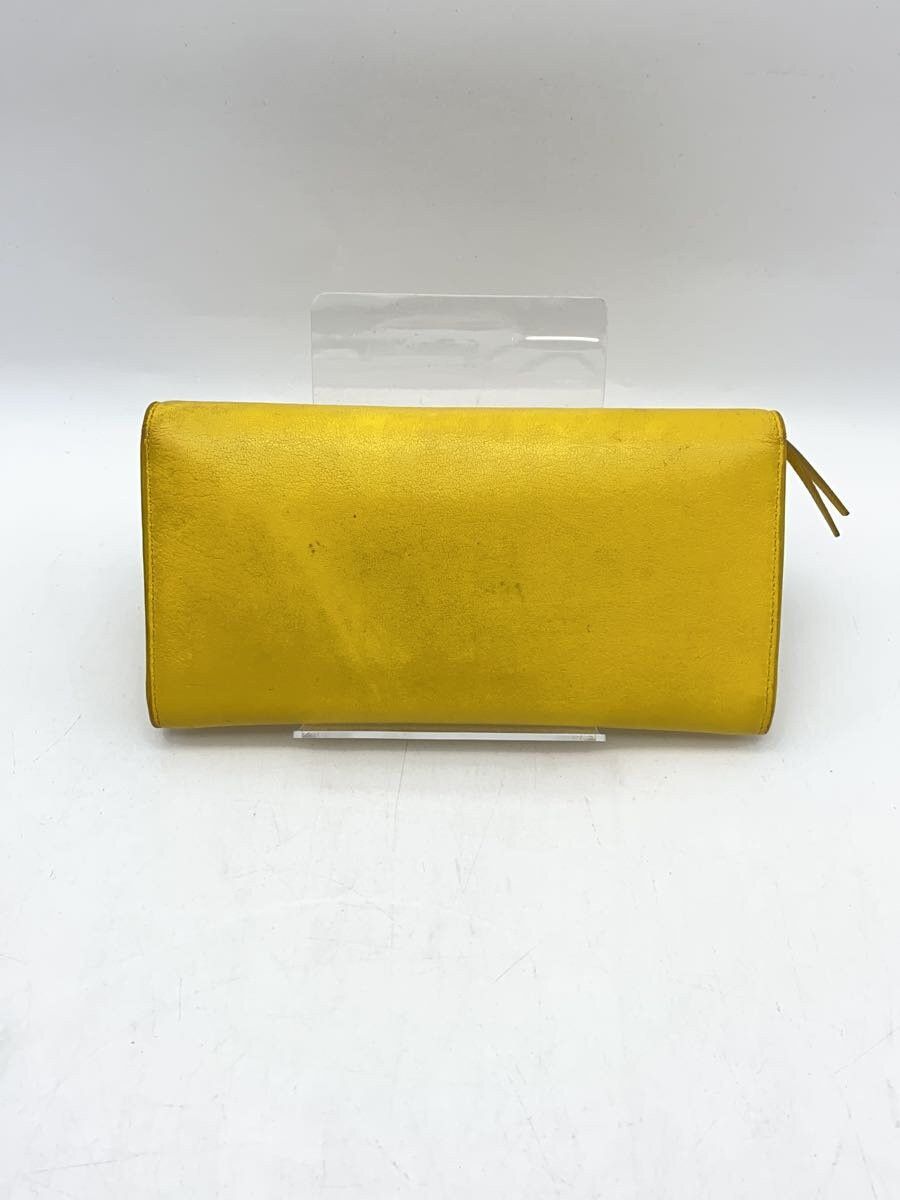 Balenciaga Balenciaga Leather Long Wallet Yellow Size ONE SIZE - 2 Thumbnail