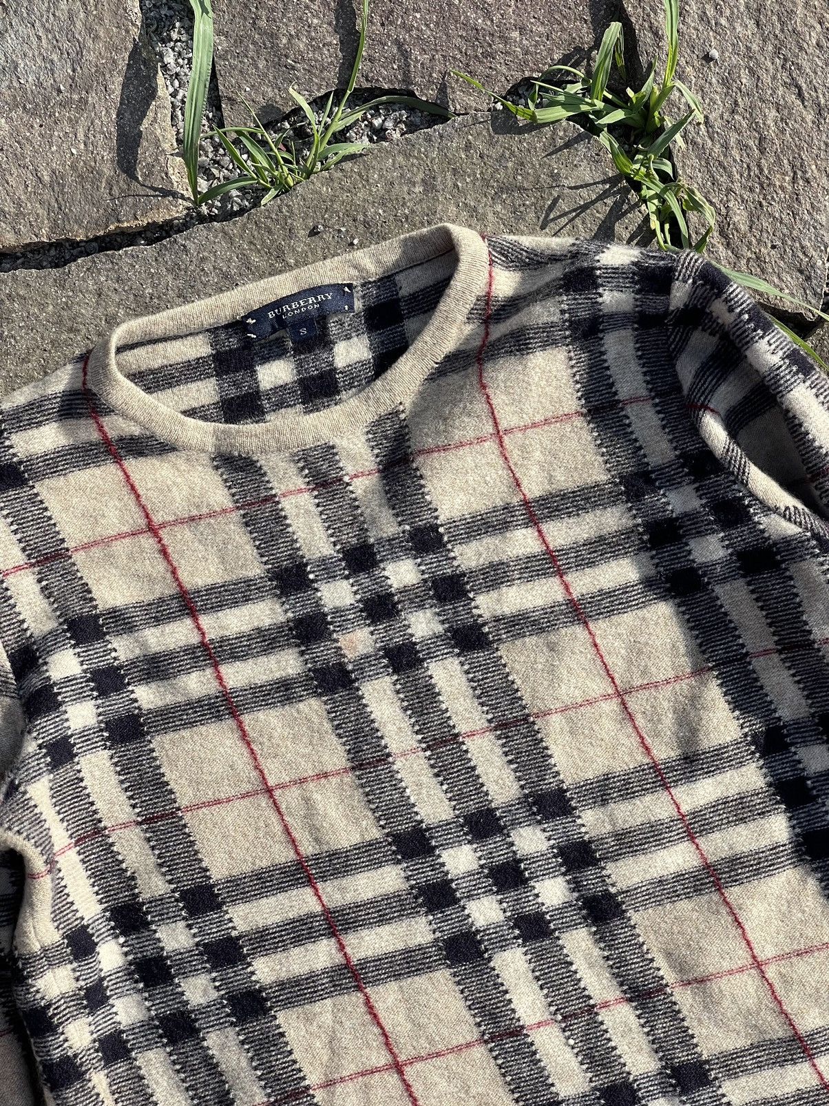 Burberry Burberry Nova Check wool sweater Size S / US 4 / IT 40 - 7 Thumbnail