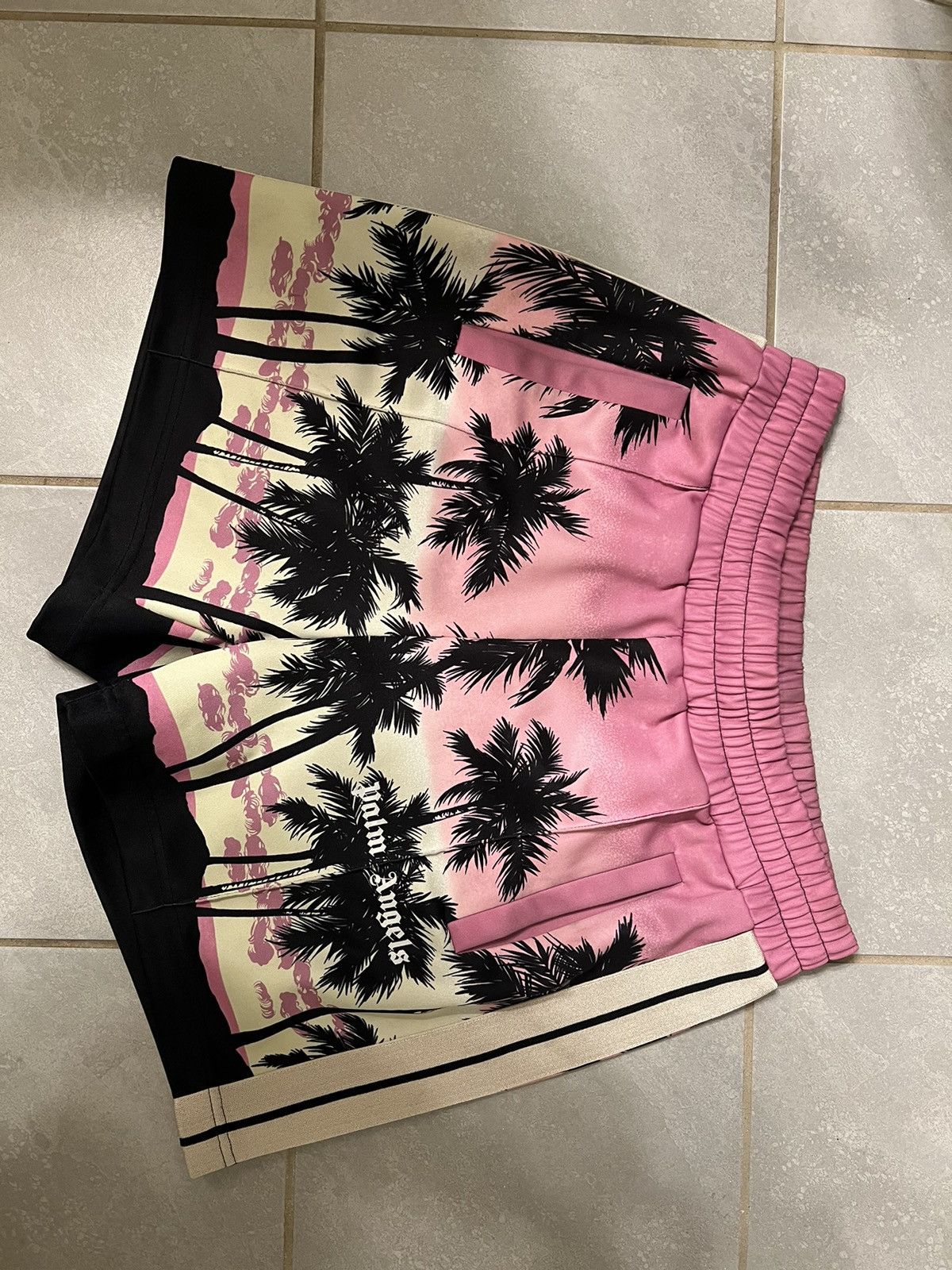 Palm Angels Palm Angels Sunset Tropical Track Shorts Size US 36 / EU 52 - 1 Thumbnail