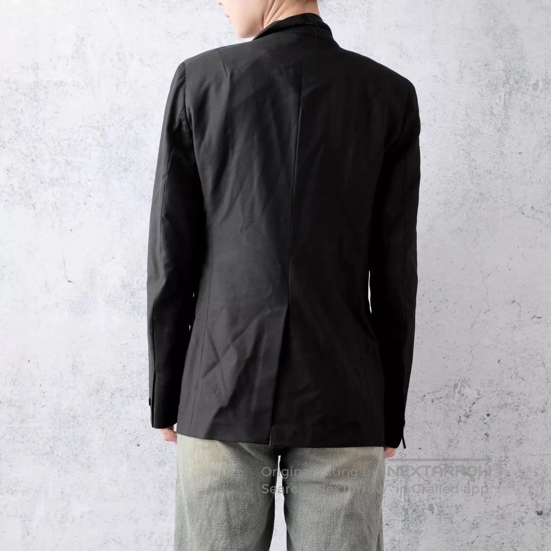 Yves Saint Laurent YSL Black Lapel Double. Size US S / EU 44-46 / 1 - 3 Thumbnail
