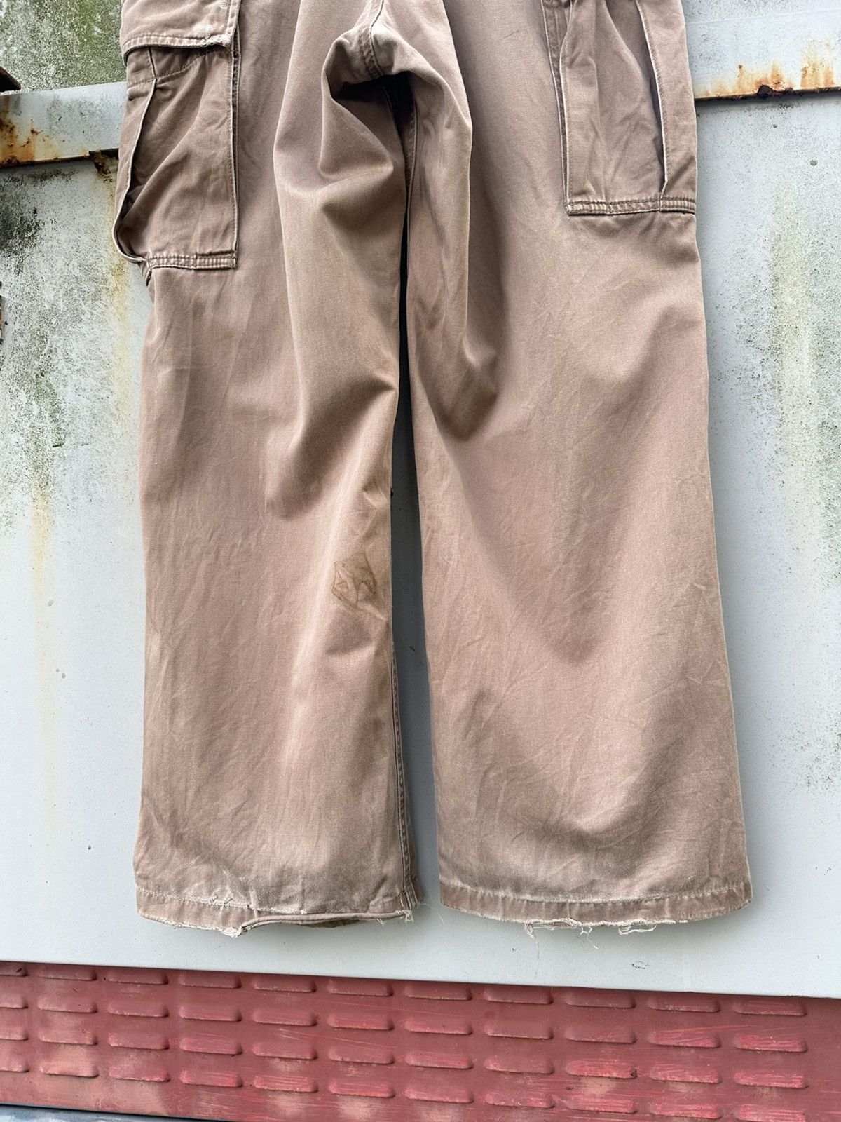 Avirex 👹Vintage THRASHED Avirex Baggy Cargo Pants Size US 33 - 7 Thumbnail