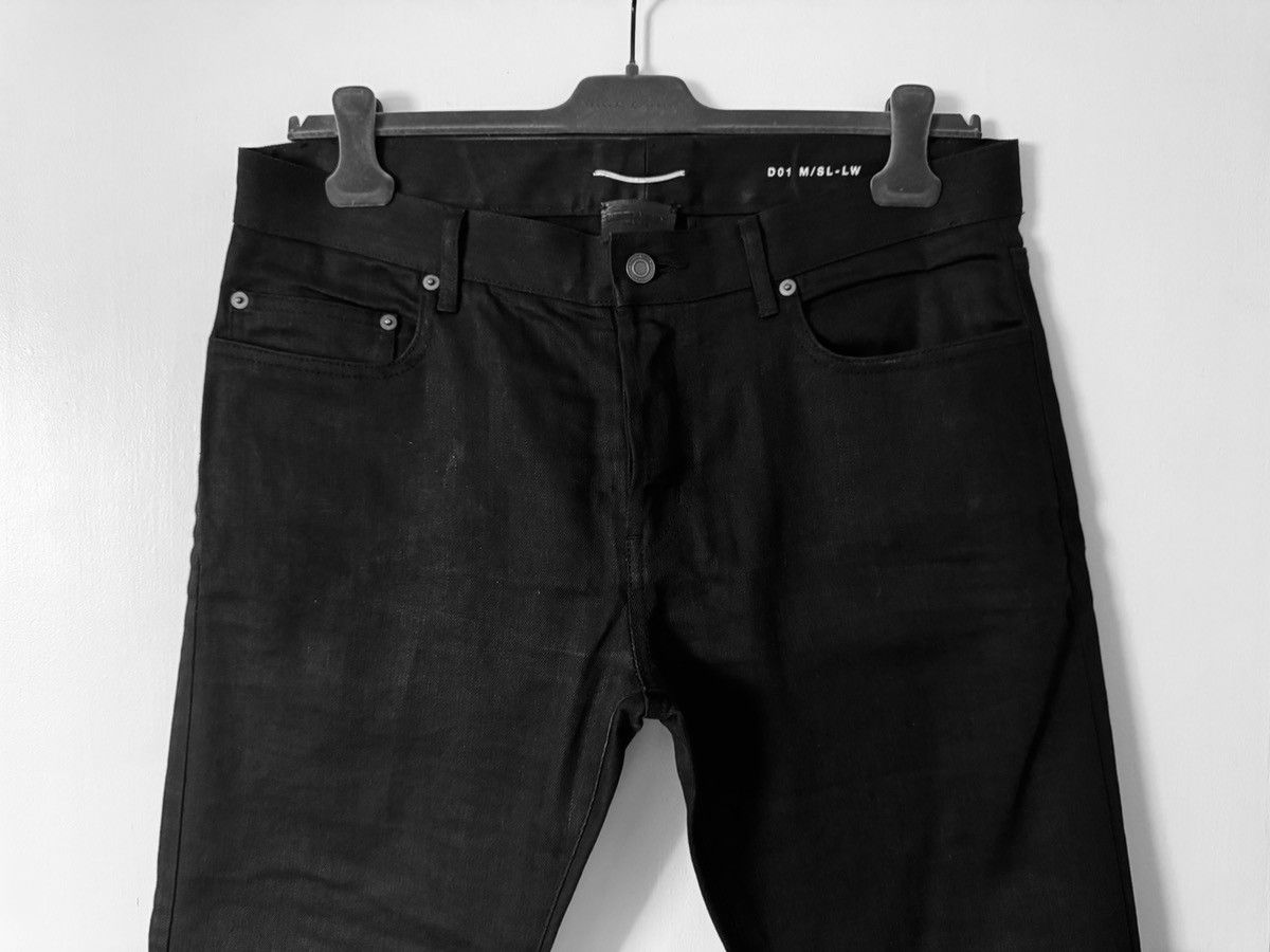 Saint Laurent Paris Saint Laurent Paris D01 Slimane– Black Denim – Made in Japan Size US 36 / EU 52 - 4 Thumbnail