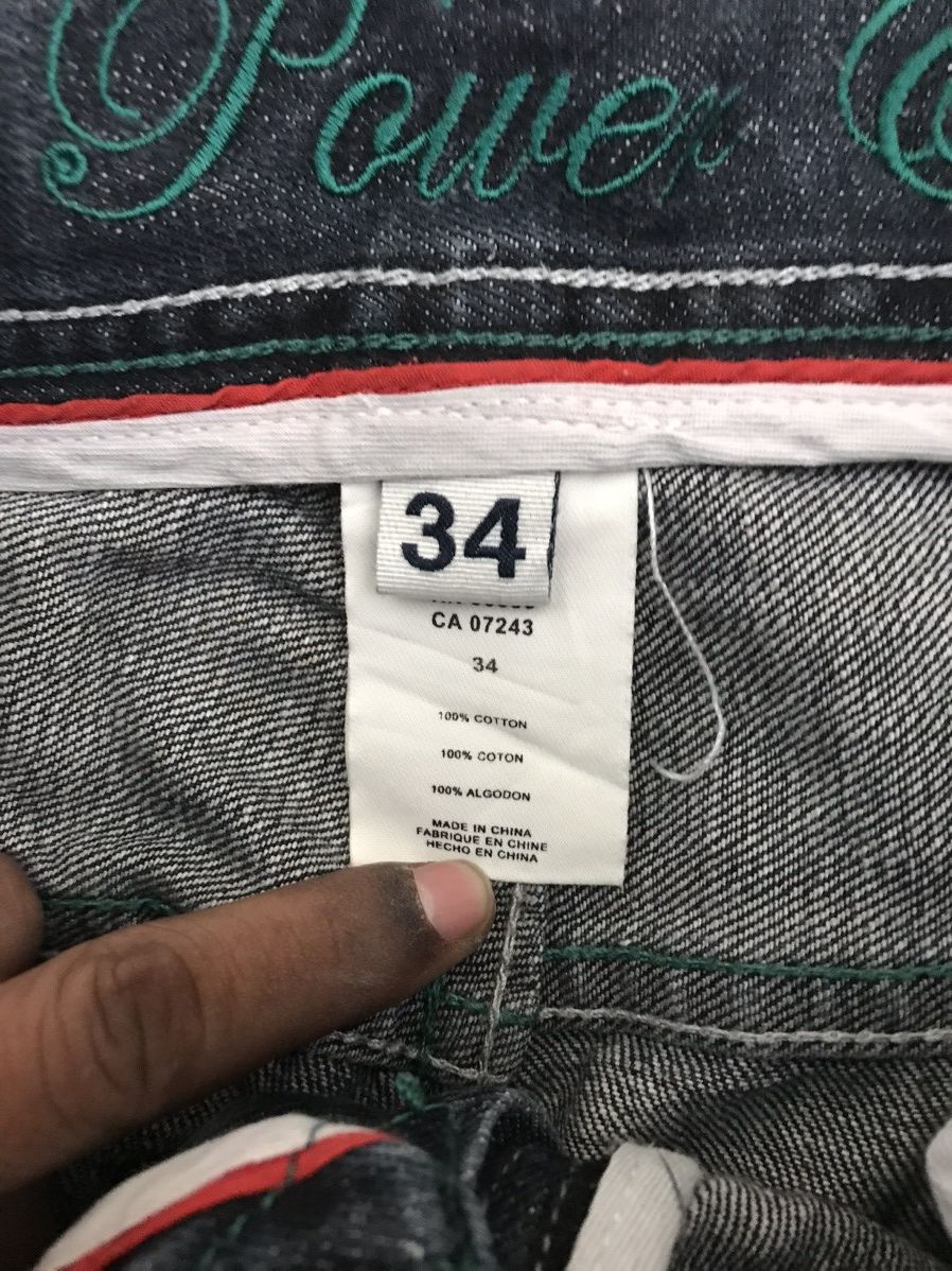 Ecko Unltd. × Vintage VTG ECKO UNLTD DOLLAR 💵 DENIM Size US 34 / EU 50 - 8 Thumbnail
