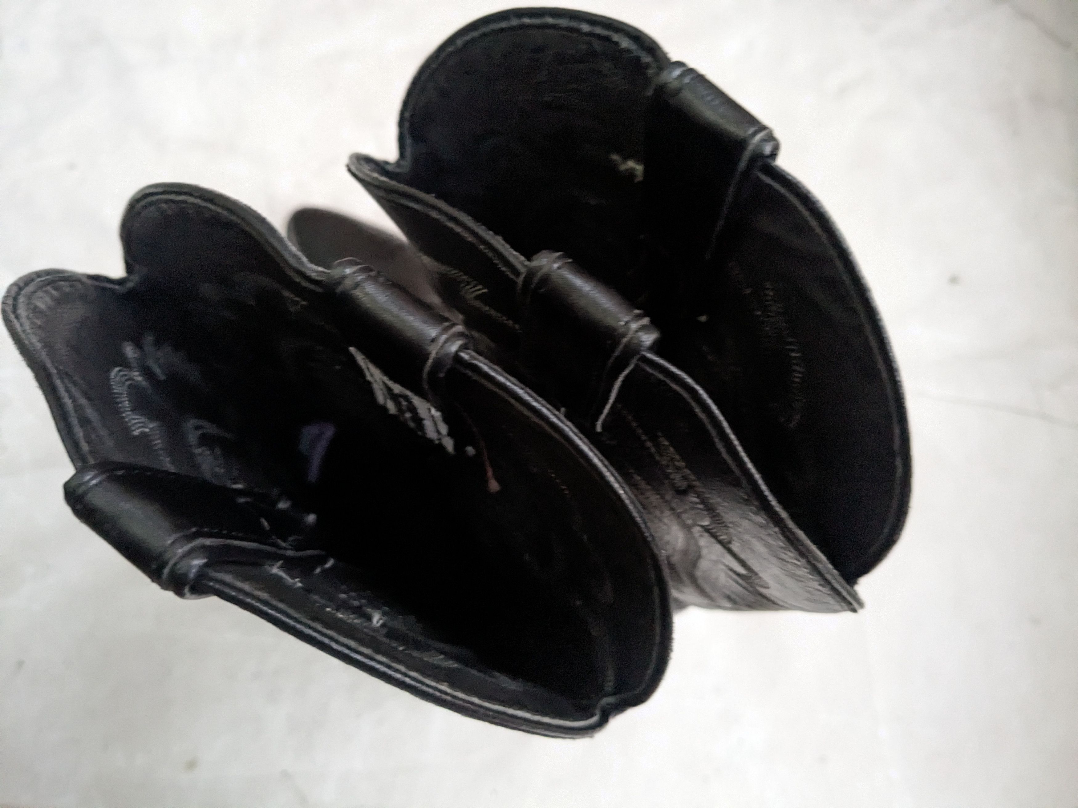 Genuine Leather Code West Cowboy Boots Black Lizard Leather 10.5 M Size US 10.5 / EU 43-44 - 13 Thumbnail