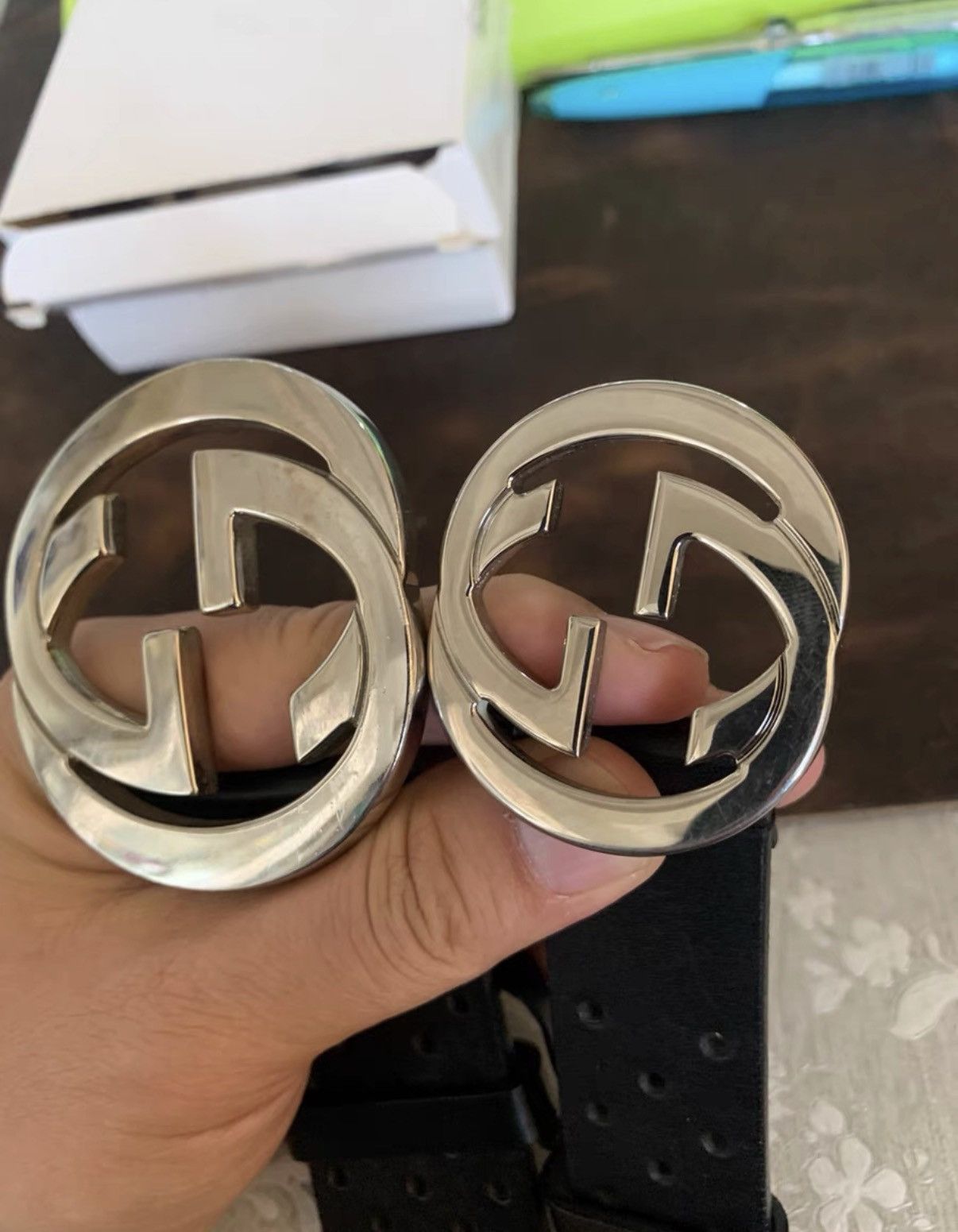Gucci Gucci Authentic Belts, Unisex Couple Style K16 Size ONE SIZE - 7 Thumbnail