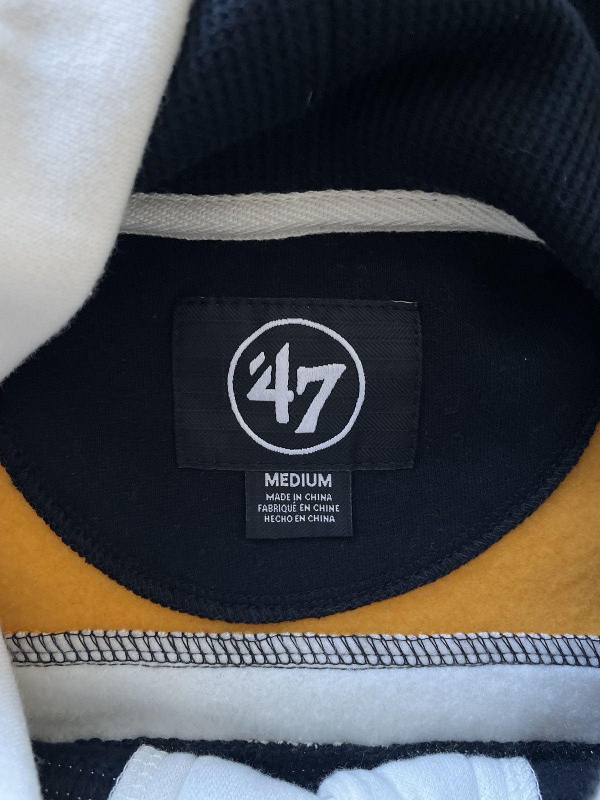NHL 47 Brand Boston Bruins NHL Lacer Hoodie Jersey Size US M / EU 48-50 / 2 - 4 Thumbnail