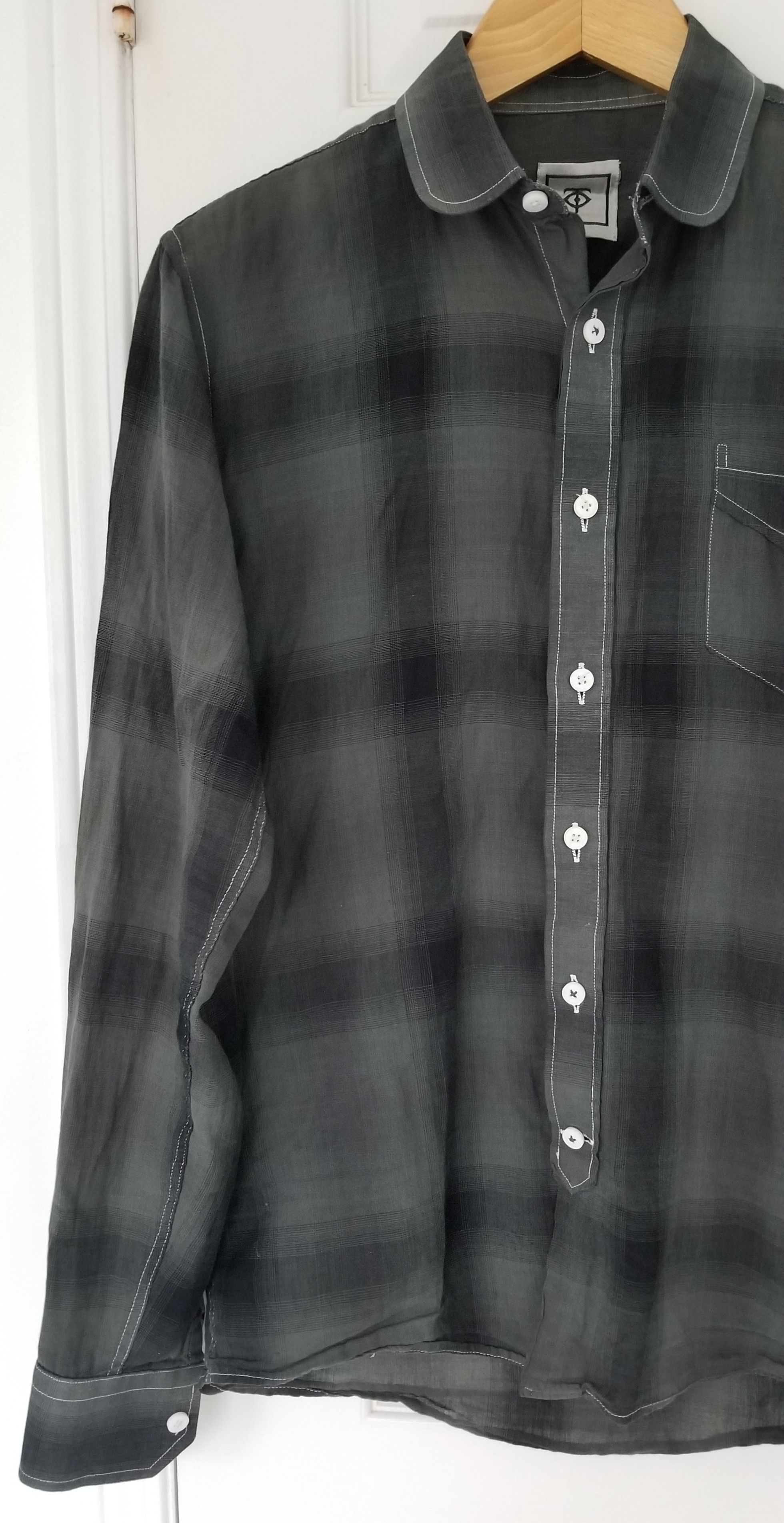 Temple Of Jawnz Temple Jawnz Grey Saint Black Dior Shadow Plaid Celine Homme Size US XS / EU 42 / 0 - 4 Thumbnail