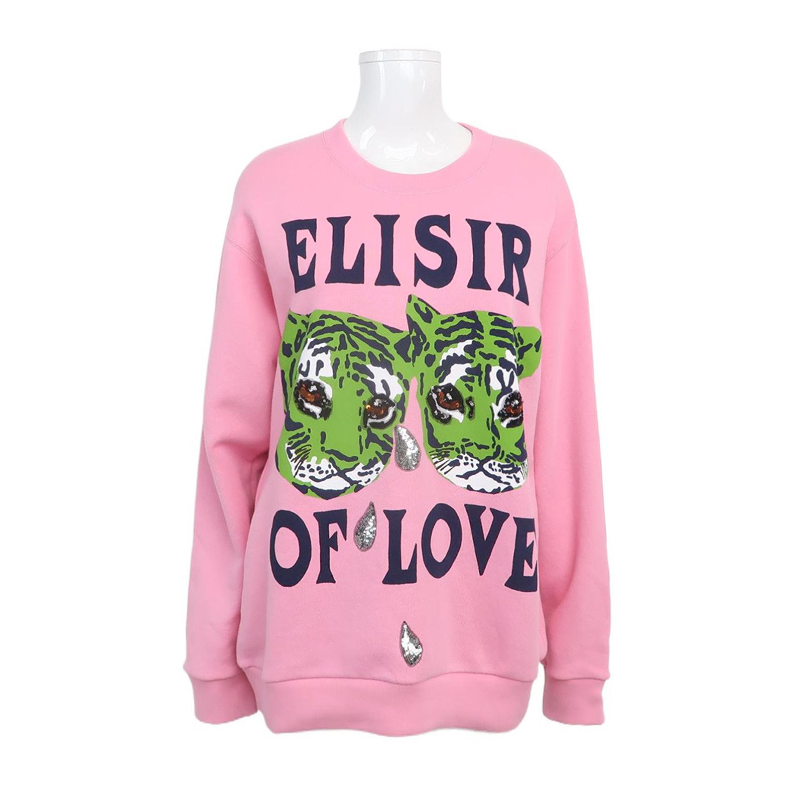 Gucci Gucci Elisir of Love Tiger Print Sweatshirt Size M Size US M / EU 48-50 / 2 - 1 Thumbnail