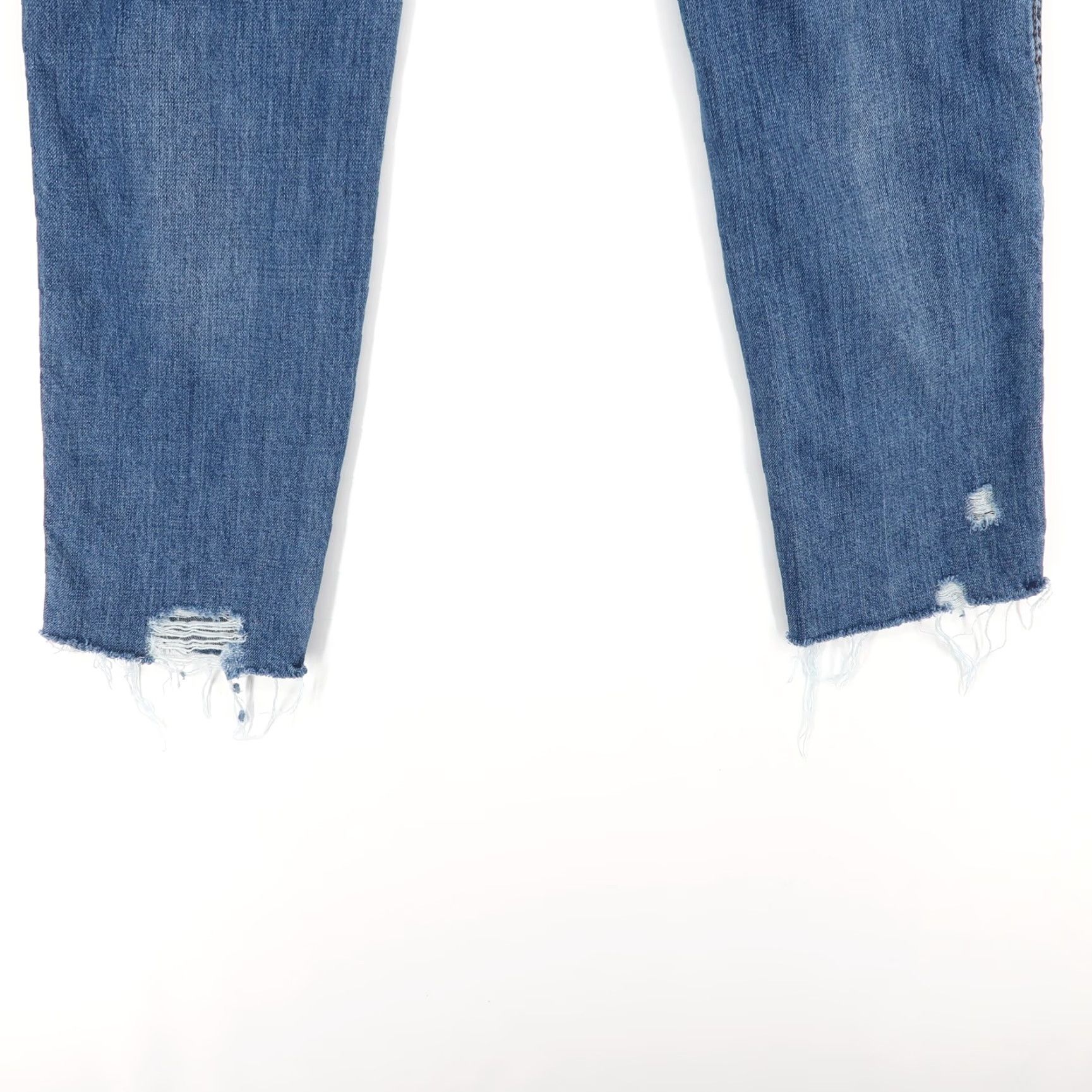 Vintage We The Free Jeans Womens 26 Blue Button Fly Distressed Ankle Fray Size 26" / US 2 / IT 38 - 6 Thumbnail