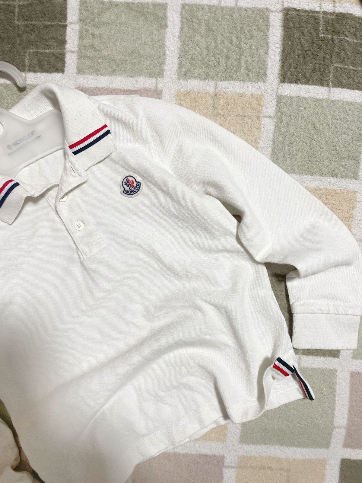 Moncler Vintage regby polo moncler kids long sleeve Size US XXS / EU 40 - 12 Thumbnail