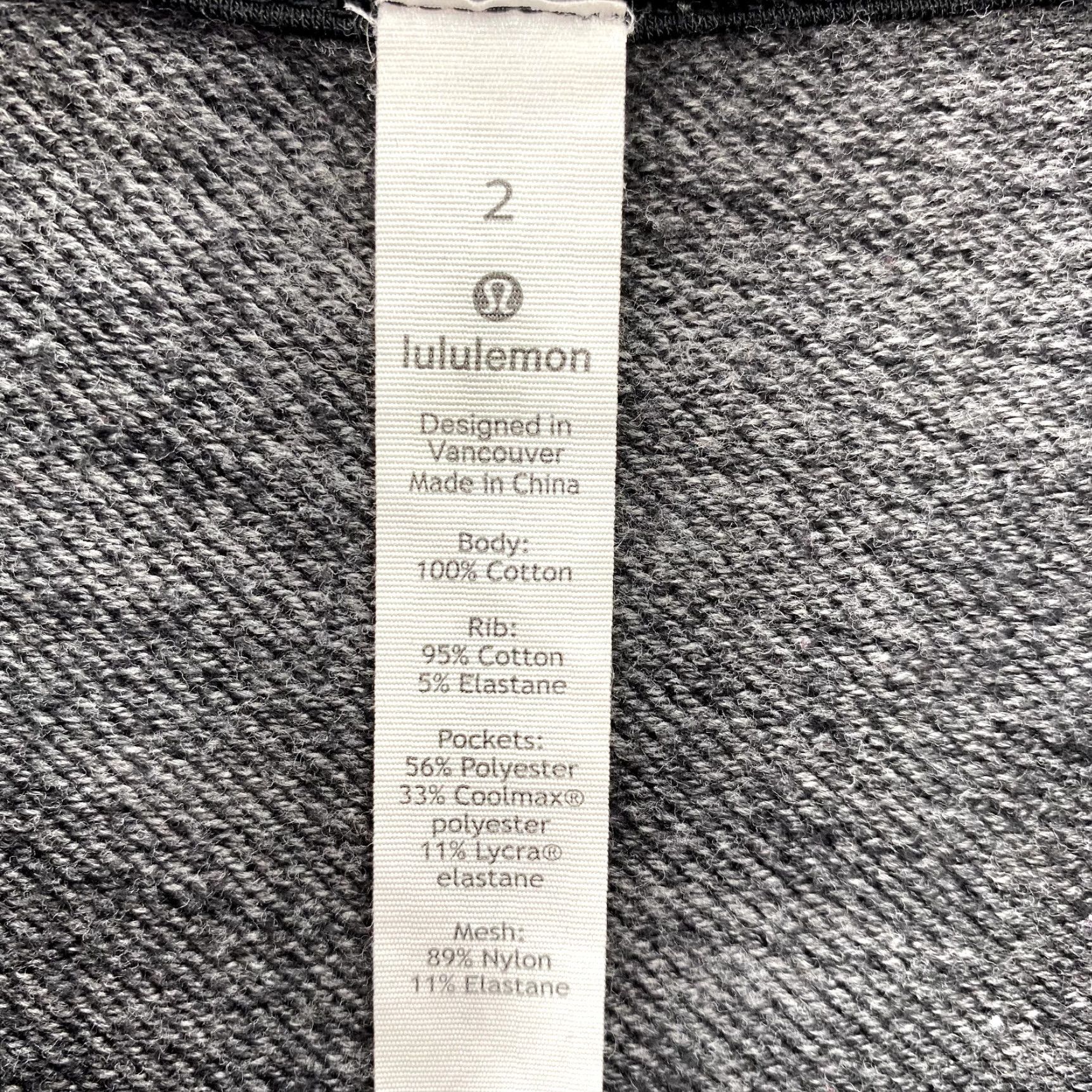 Lululemon Lululemon Scuba Sweater Women's 2 Heather Gray Athletic Gorpcore Athleisure Gym Size XS / US 0-2 / IT 36-38 - 4 Thumbnail