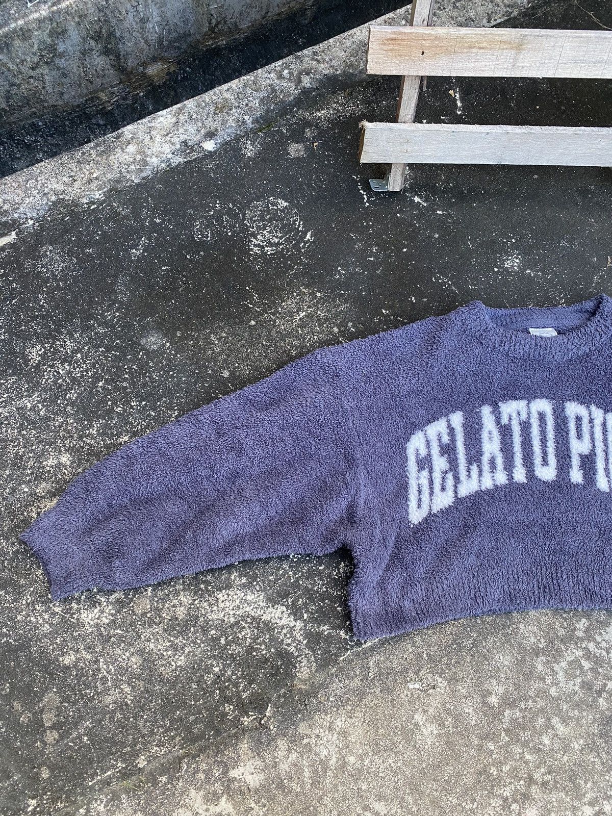 Japanese Brand Gelato Pique Homme Cropped Sherpa Sweatshirt Size US L / EU 52-54 / 3 - 4 Thumbnail