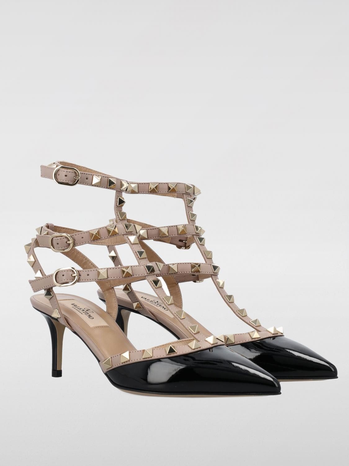 Valentino o1s22i1n0924 Rockstud Slingback Pumps in Black Size US 6 / IT 36 - 2 Thumbnail