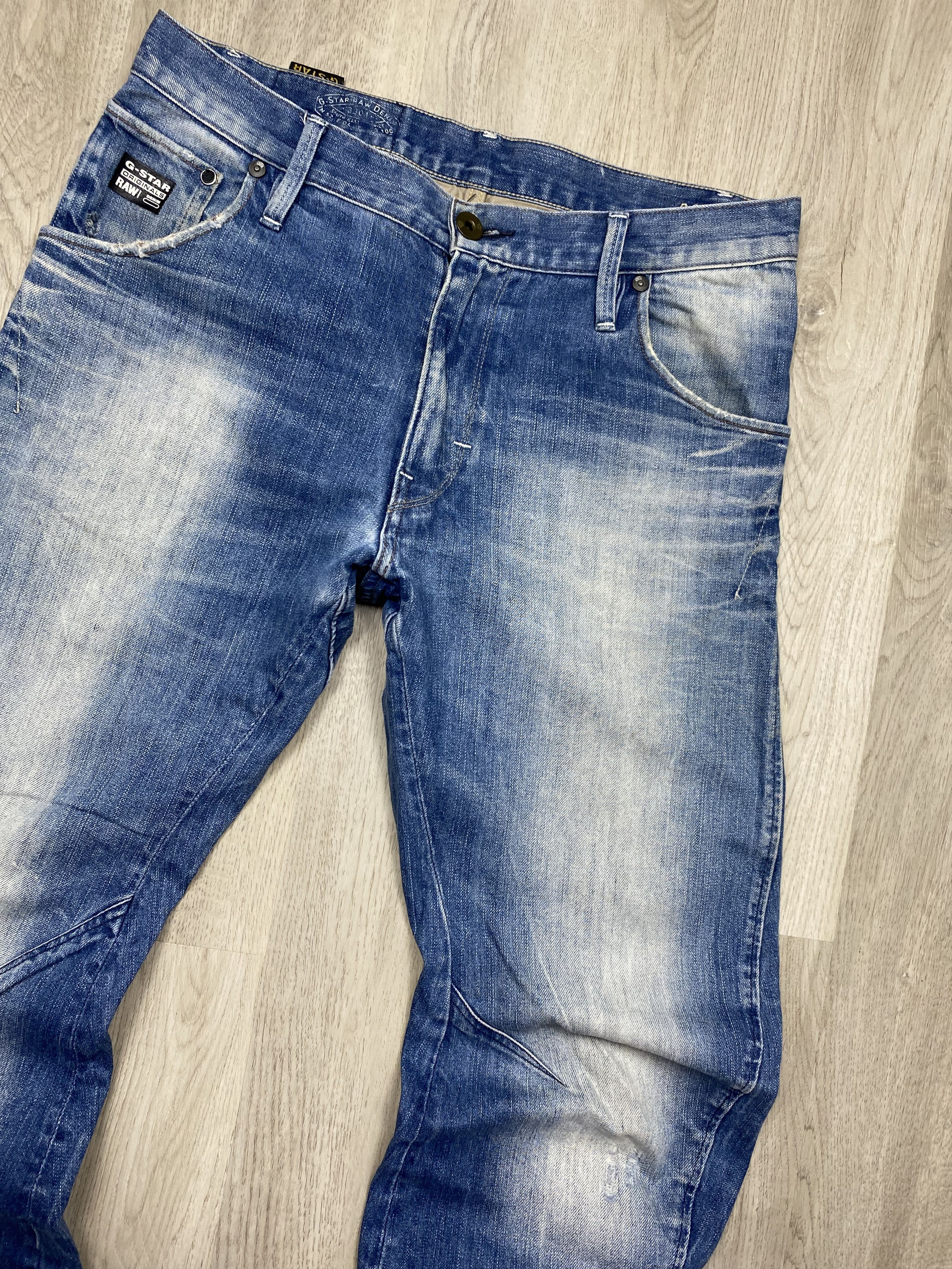 G-Star G Star Raw Vintage Mens Arc Denim Pants Jeans Gstar Y2K Size US 31 - 4 Thumbnail