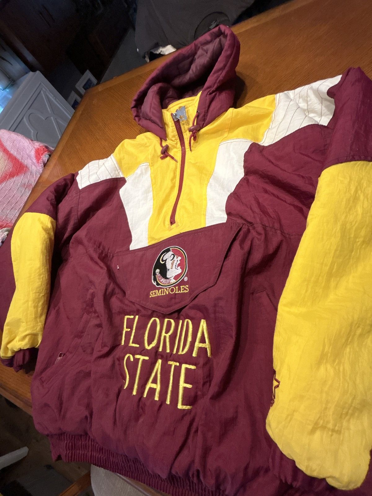 Vintage Vintage Florida State Seminoles Nylon Puffer Size US L / EU 52-54 / 3 - 2 Thumbnail