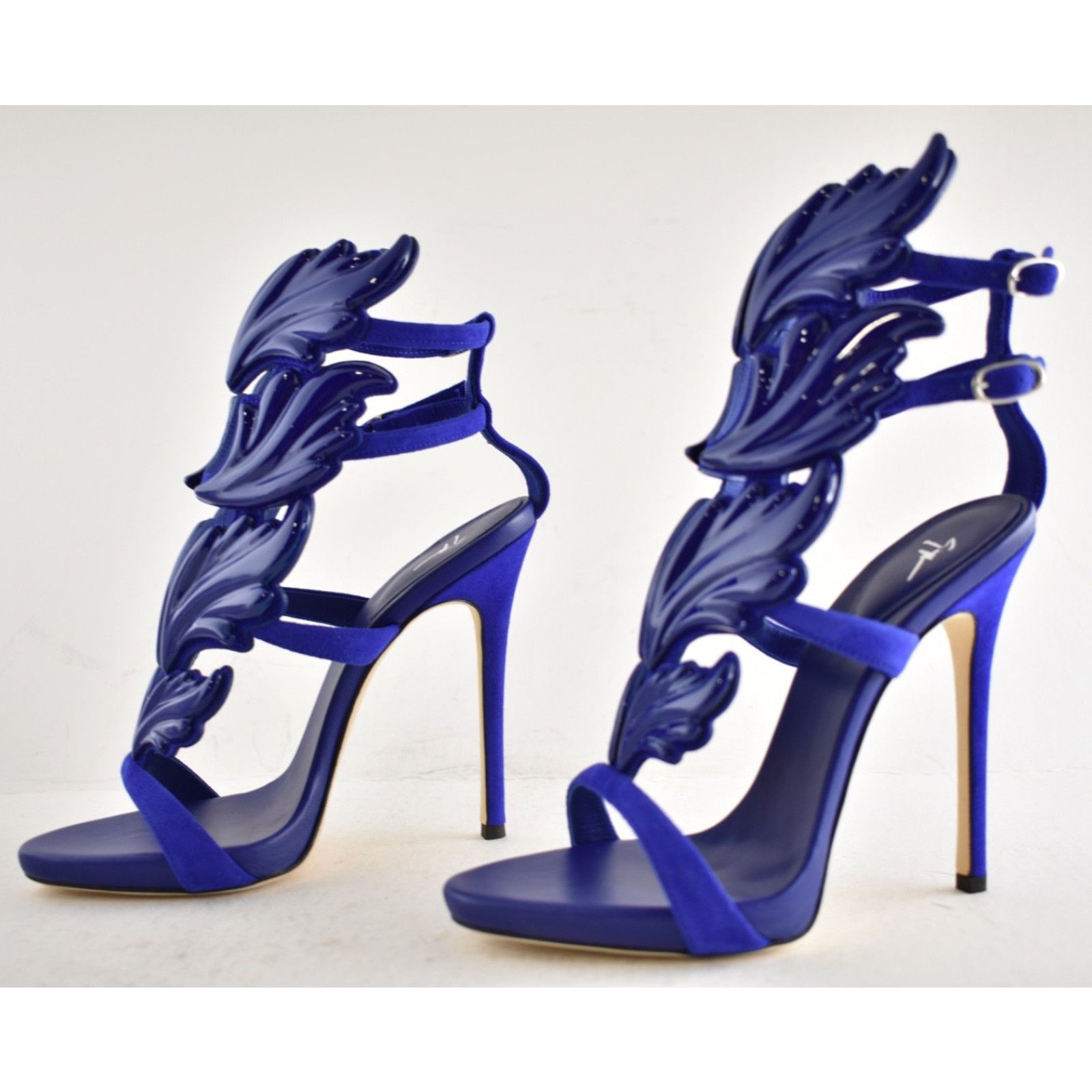 Giuseppe Zanotti Giuseppe Zanotti Cruel Summer Blue Wing Strap Sandal 35 Size US 5 / IT 35 - 11 Thumbnail