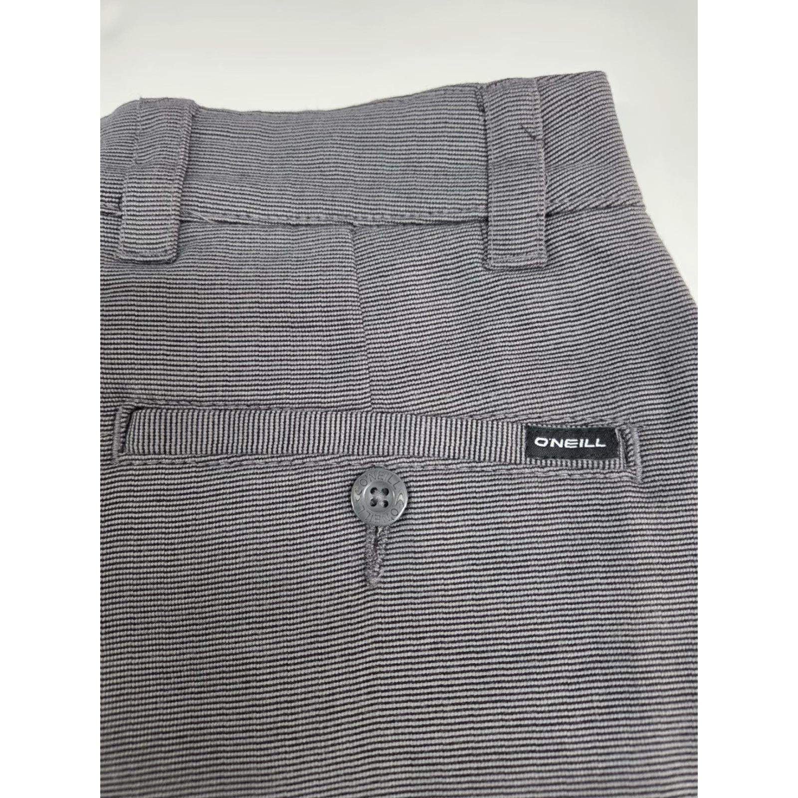 O'Neill NWT O'Neill Mens Gray Standard Fit Flat Front Chino Shorts Size 30 #8401 Size US 30 / EU 46 - 7 Thumbnail