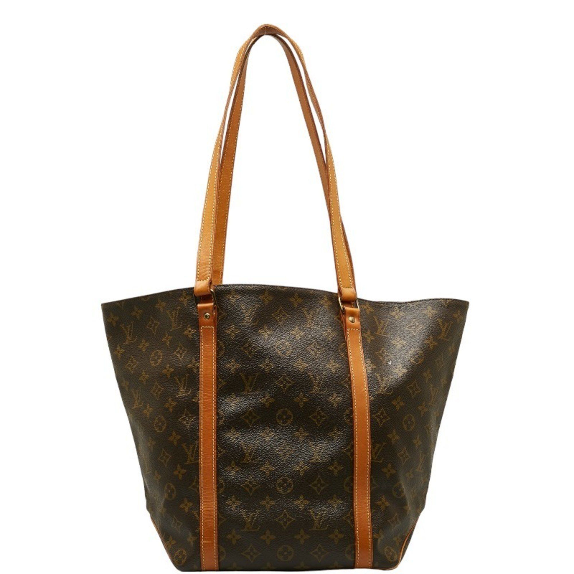 image of Louis Vuitton Monogram Sack Tote Bag Shoulder M51108 Brown Pvc Leather Ladies Louis Vuitton, Women'