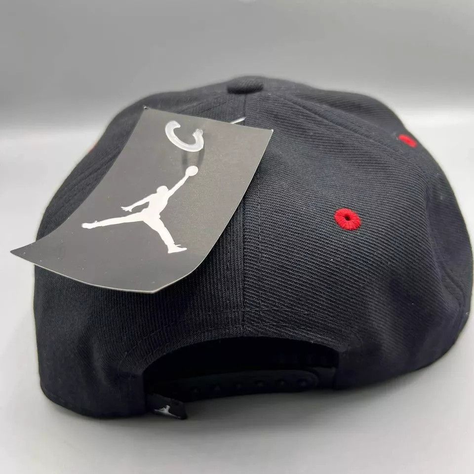 Jordan Brand Air Jordan XIII Hat Men Black Embroidered Snap Back Cap New Size ONE SIZE - 4 Thumbnail