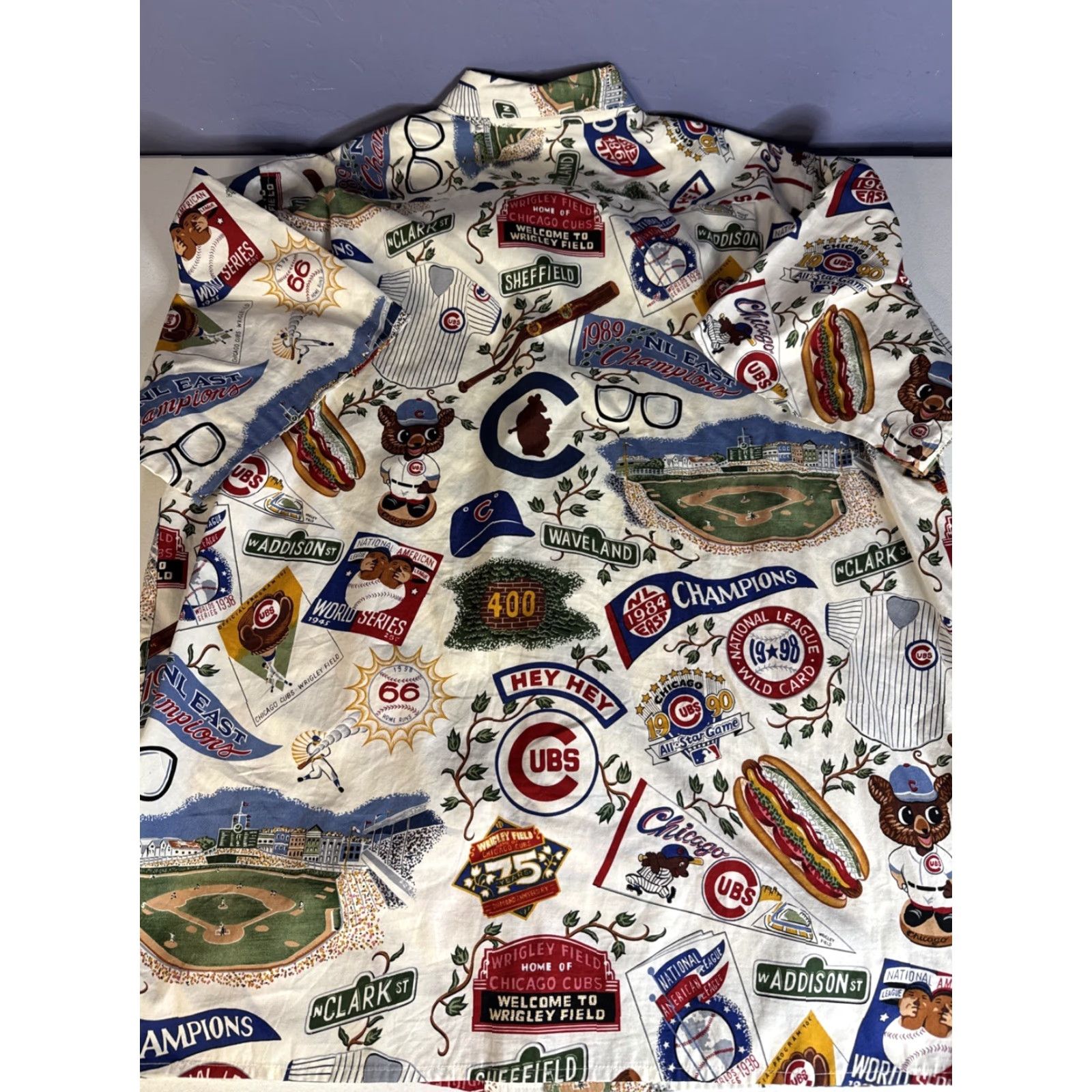 Reyn Spooner Reyn Spooner Chicago Cubs Button-Down Hawaiian Shirt Men’s XL Multicolor Short Sleeve MLB Baseball Mens Xl Shirt Size US XL / EU 56 / 4 - 6 Thumbnail