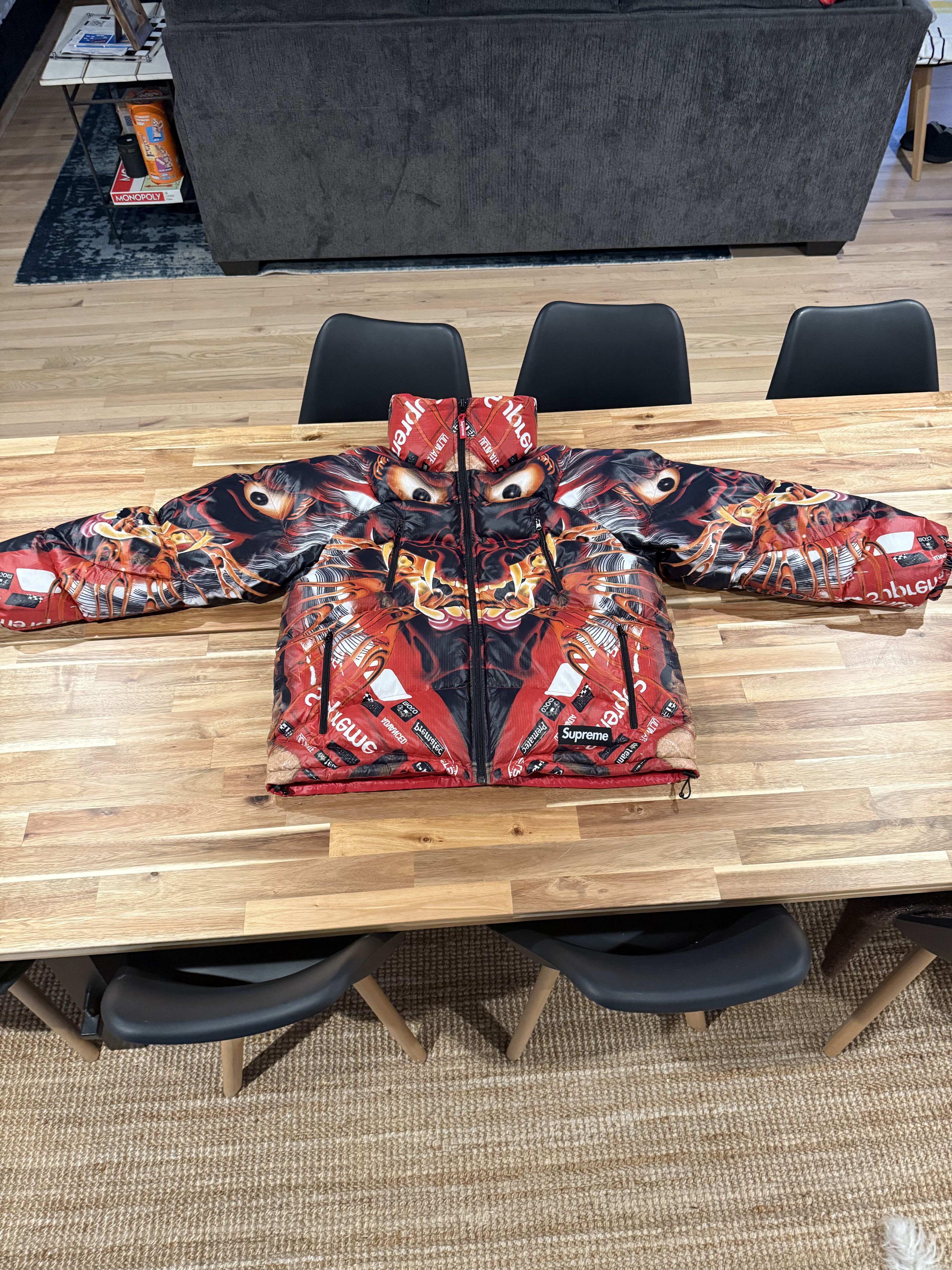 Supreme Supreme Reversible Puffer Down Jacket FW22 Demon Dragon Size US M / EU 48-50 / 2 - 2 Thumbnail