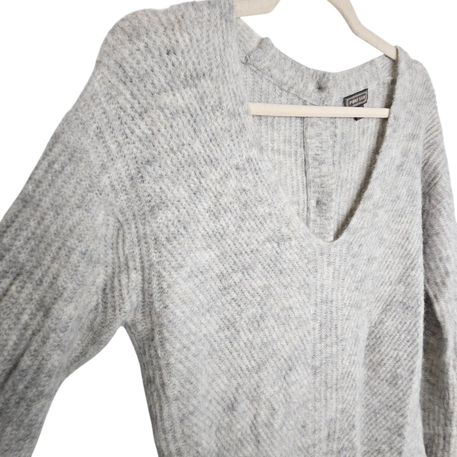 Anthropologie Anthropologie Point Sur Wool Alpaca Knit Sweater Size XS Size XS / US 0-2 / IT 36-38 - 5 Thumbnail