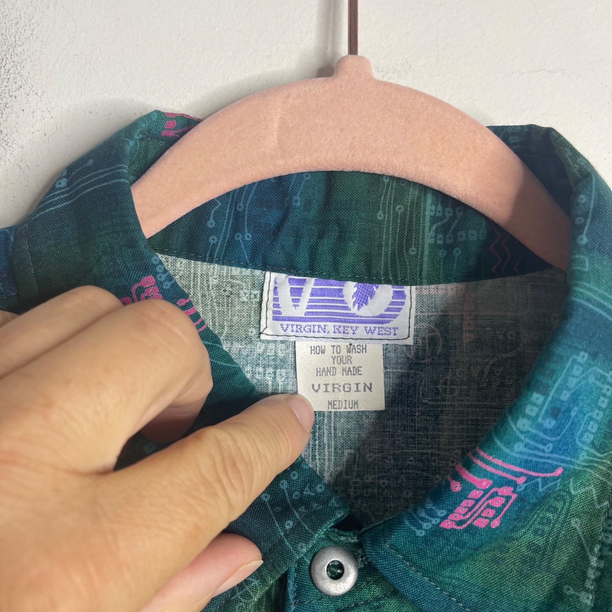 Vintage Virgin Key West Vintage Mens Shirt Size Medium Size US M / EU 48-50 / 2 - 7 Thumbnail