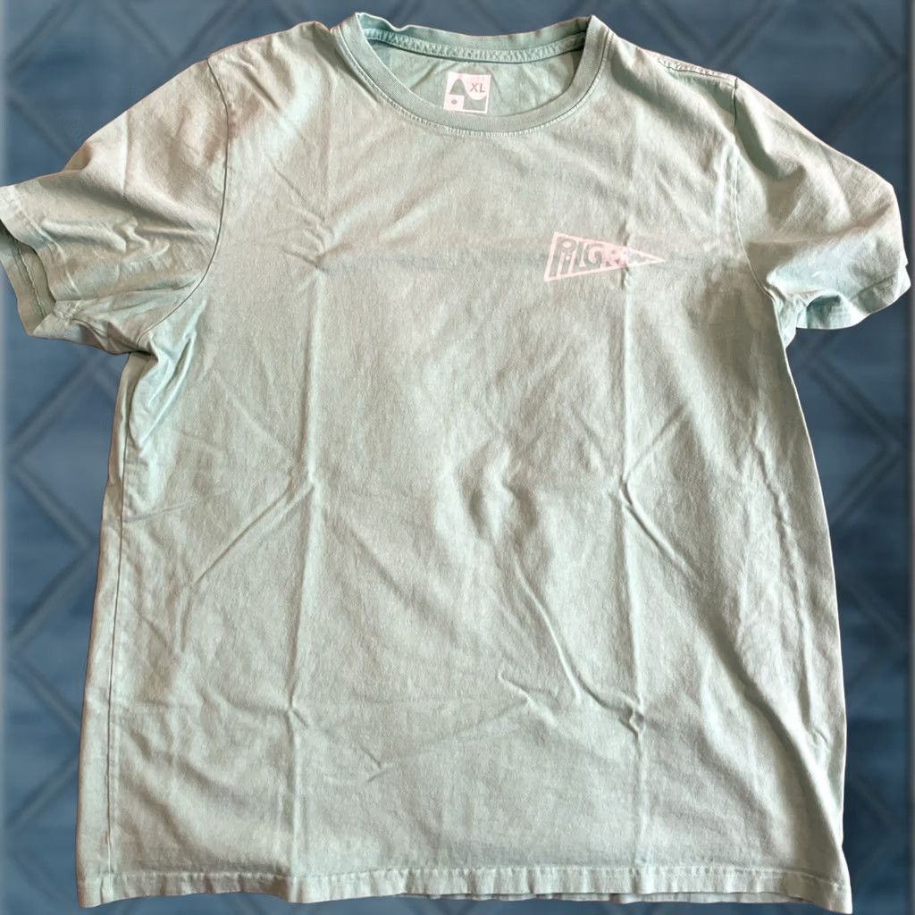 Vintage VINTAGE Pilgrim Surf + Supply T-Shirt Men's XL Short Sleeve Double-Sided Graphic Print Green Robbie Simon Size US XL / EU 56 / 4 - 1 Thumbnail